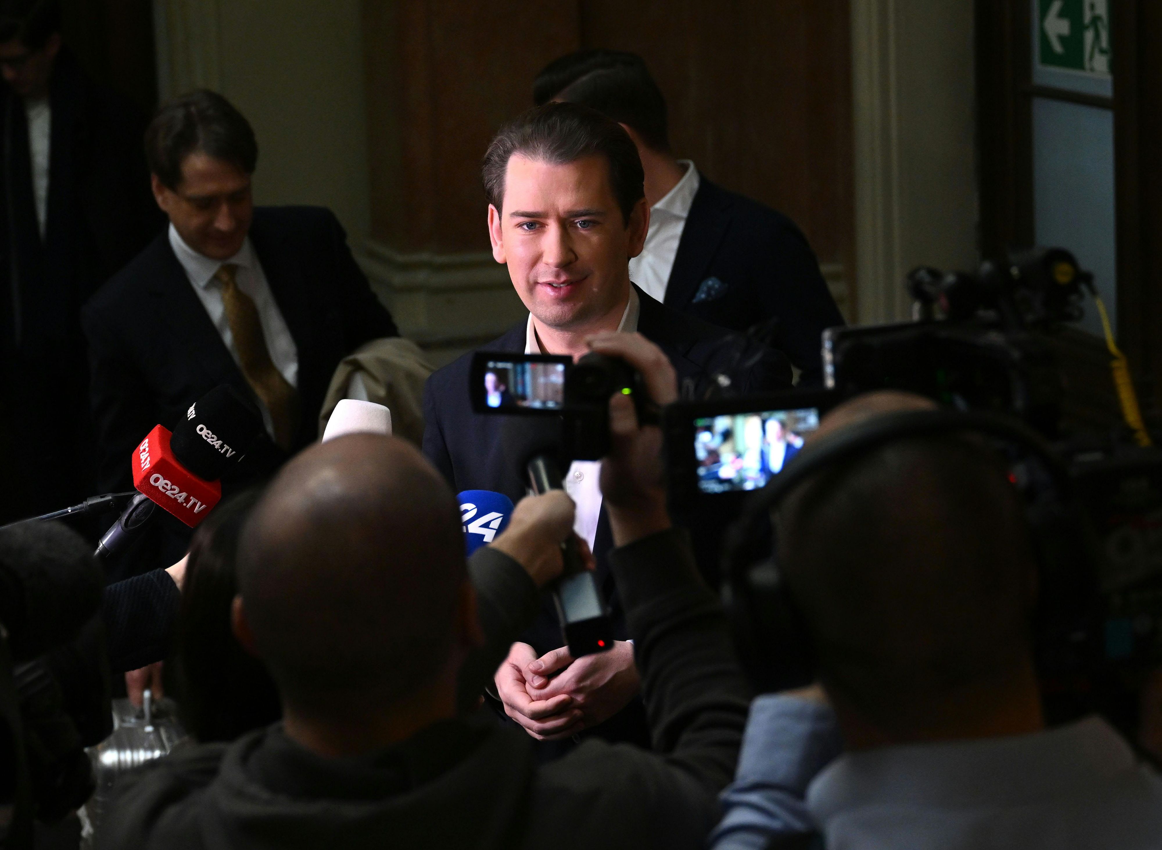 Sebastian Kurz wundert sich über die Aussagen von Thomas Schmid.