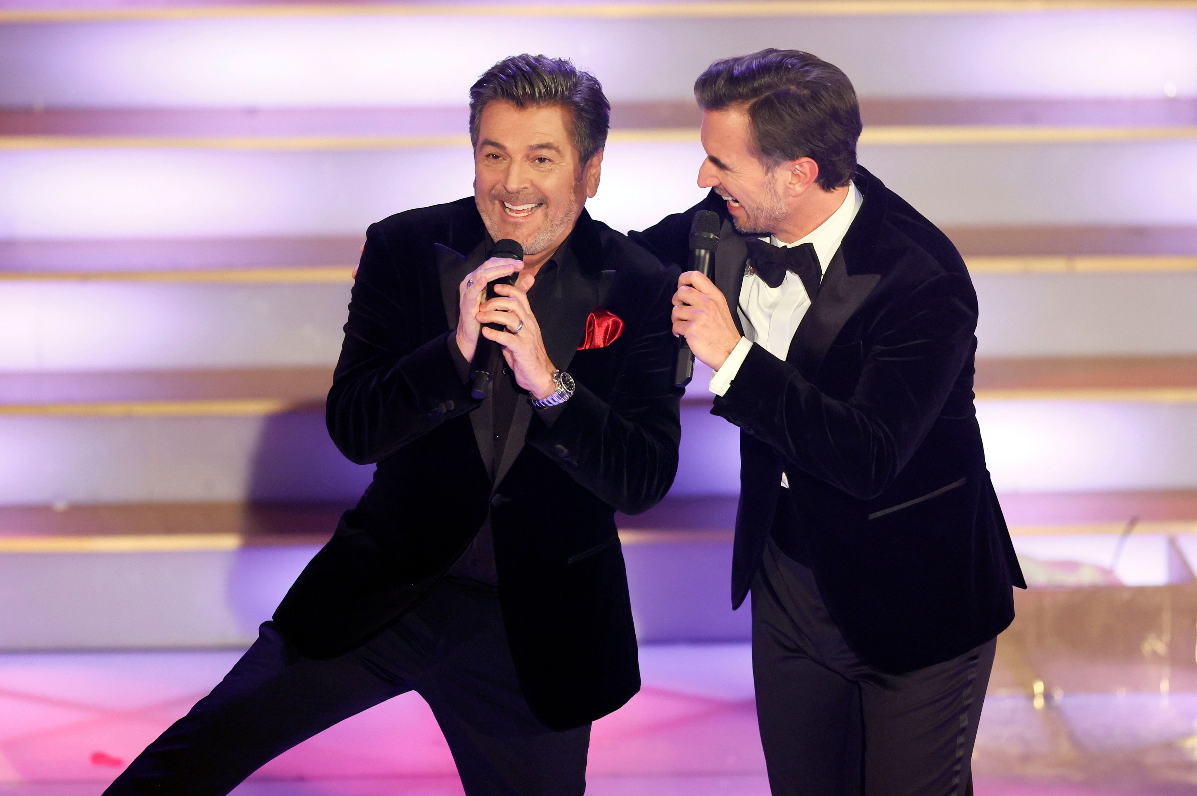 Haben <strong>Florian Silbereisen</strong> (rechts) und <strong>Thomas Anders</strong> ihren Song bei Weltstar <strong>Celine Dion</strong> abgekupfert?