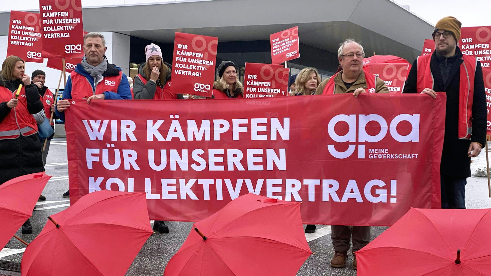 Handel-Streik geht in Wien und St. Pölten weiter