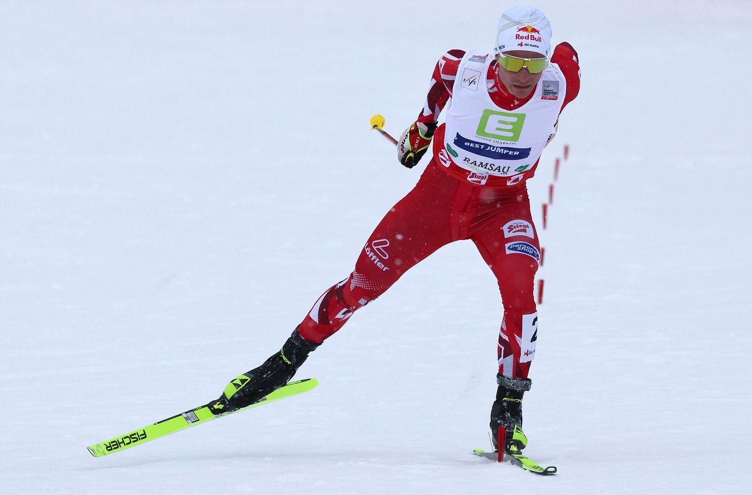 Österreichs Star-Kombinierer Johannes Lamparter. 