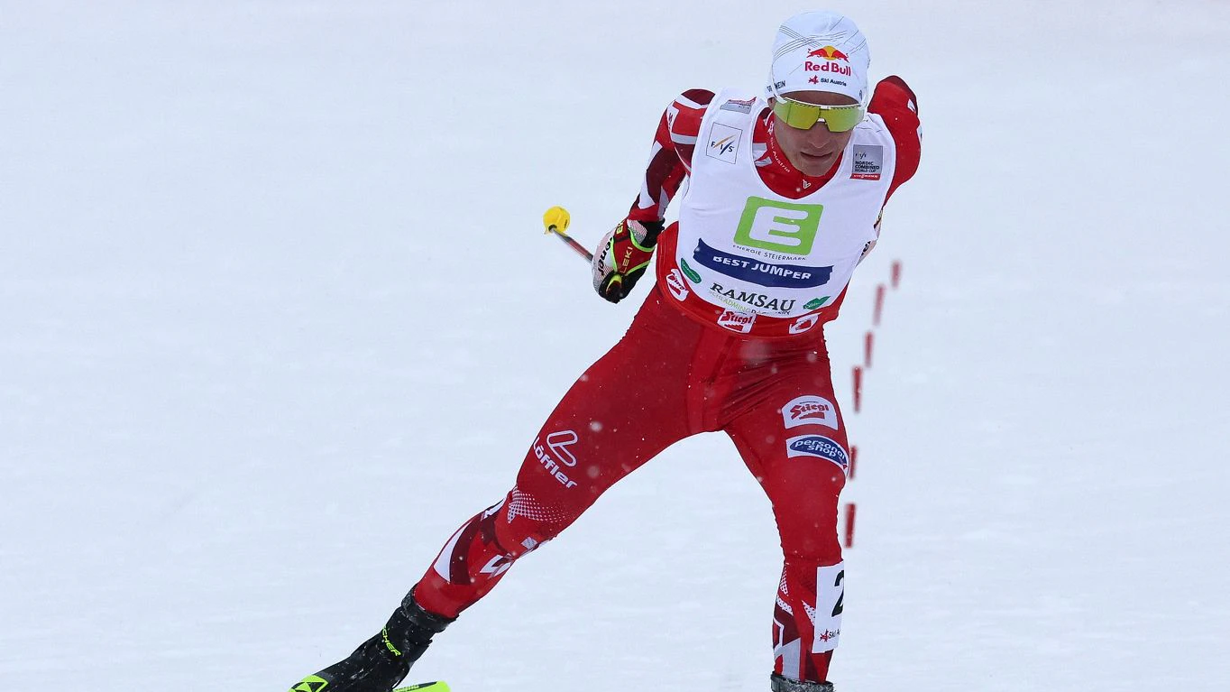 Österreichs Star-Kombinierer Johannes Lamparter. 