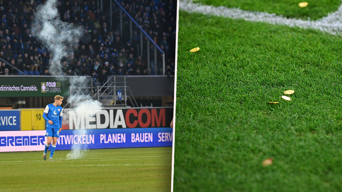 In Paderborn flogen Raketen, in Gladbach Münzen. 