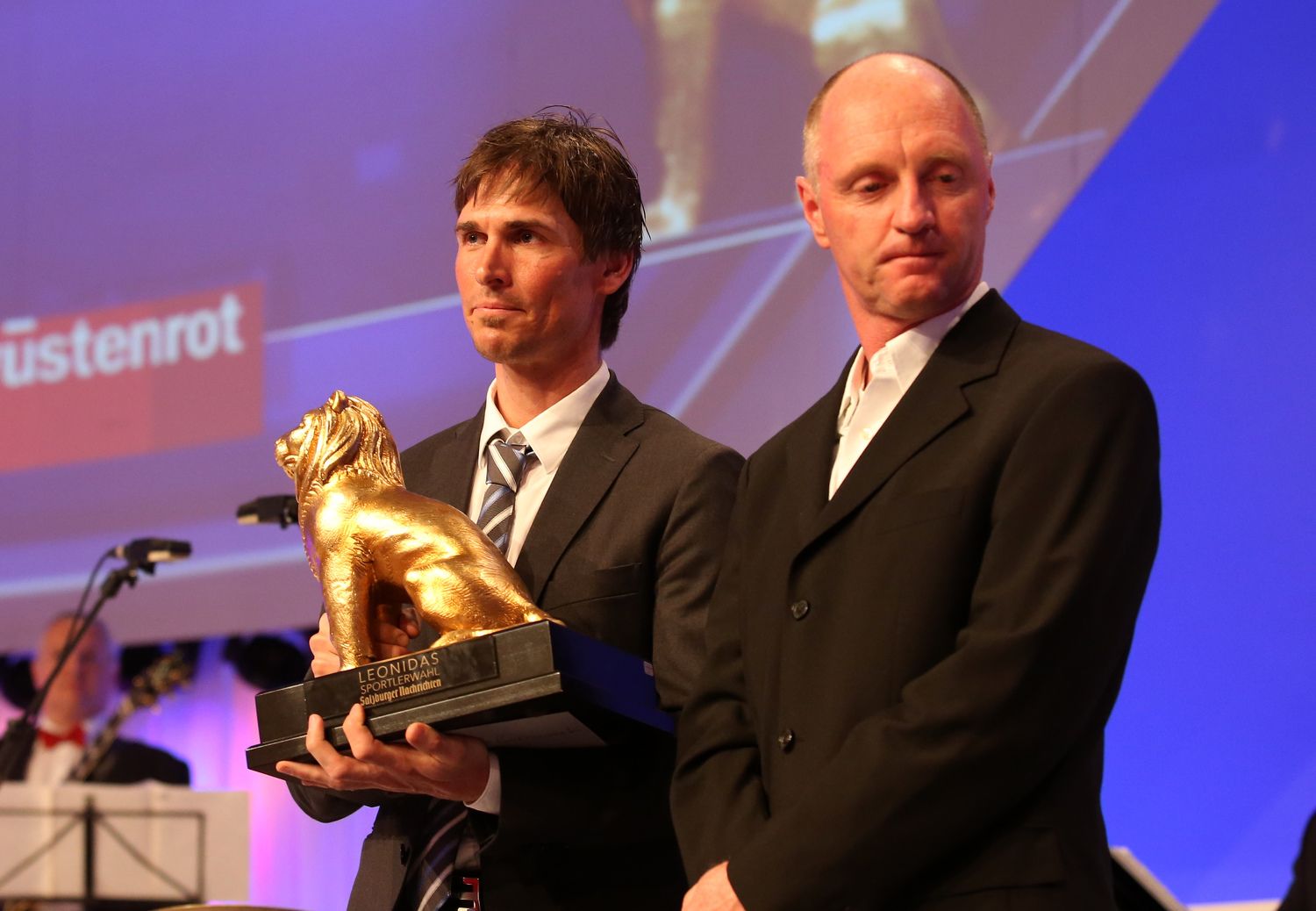 Felix Gottwald und Günther Chromecek bei der Leonidas Gala 2013.
