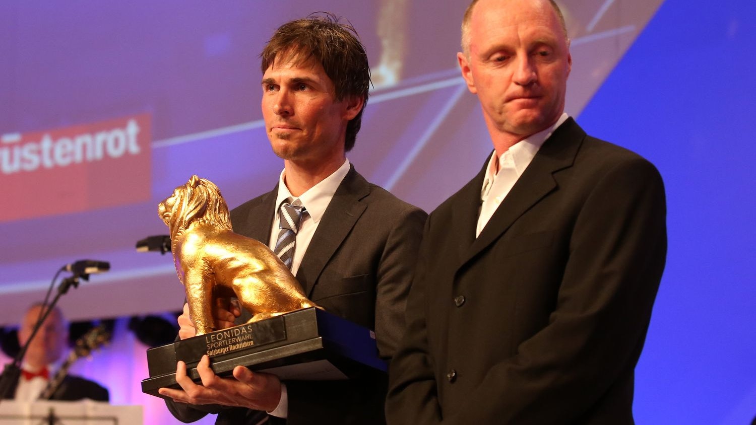 Felix Gottwald und Günther Chromecek bei der Leonidas Gala 2013.