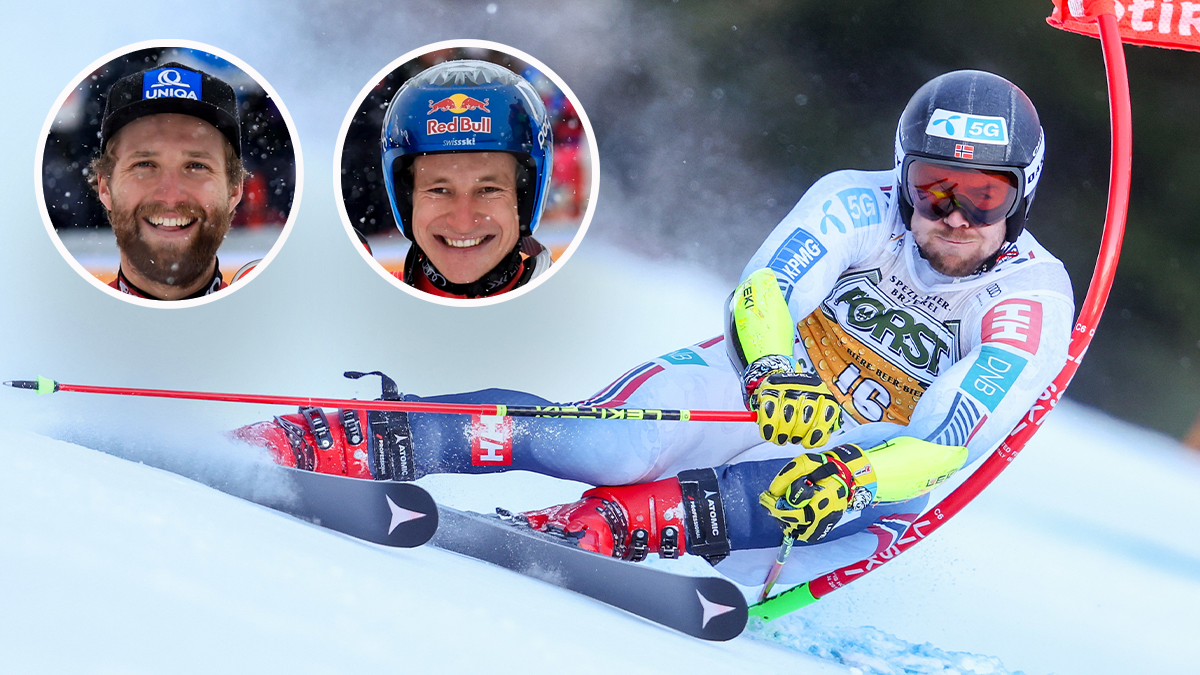 Für Aleksander Aamondt Kilde hat Marco Schwarz die Nase vorne.