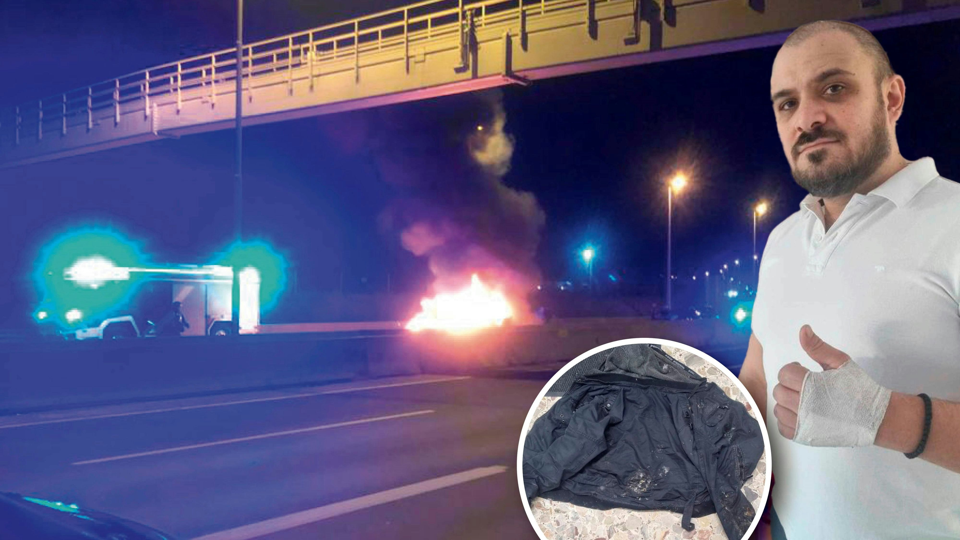 Wiener sprang in Feuer-Auto: "Zog Lenker aus Flammen"