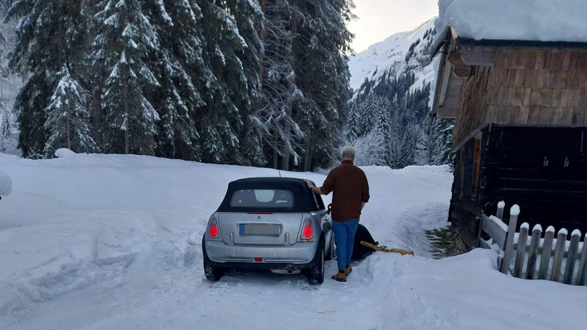 Irrfahrt auf der Langlaufloipe in Hinterhornbach  -Fotocredit: ZOOM.TIROL 