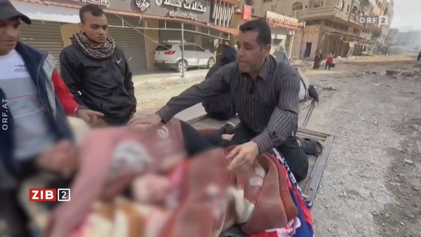 Der ORF zeigt in einem "ZiB"-Beitrag eine "lebendige Leiche".