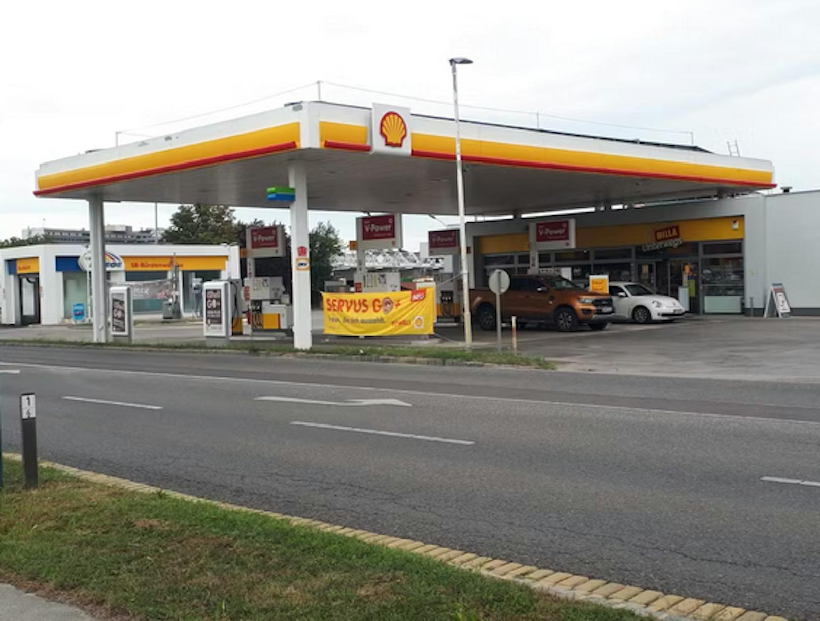 Der Tatort: Tankstelle Mistelbach