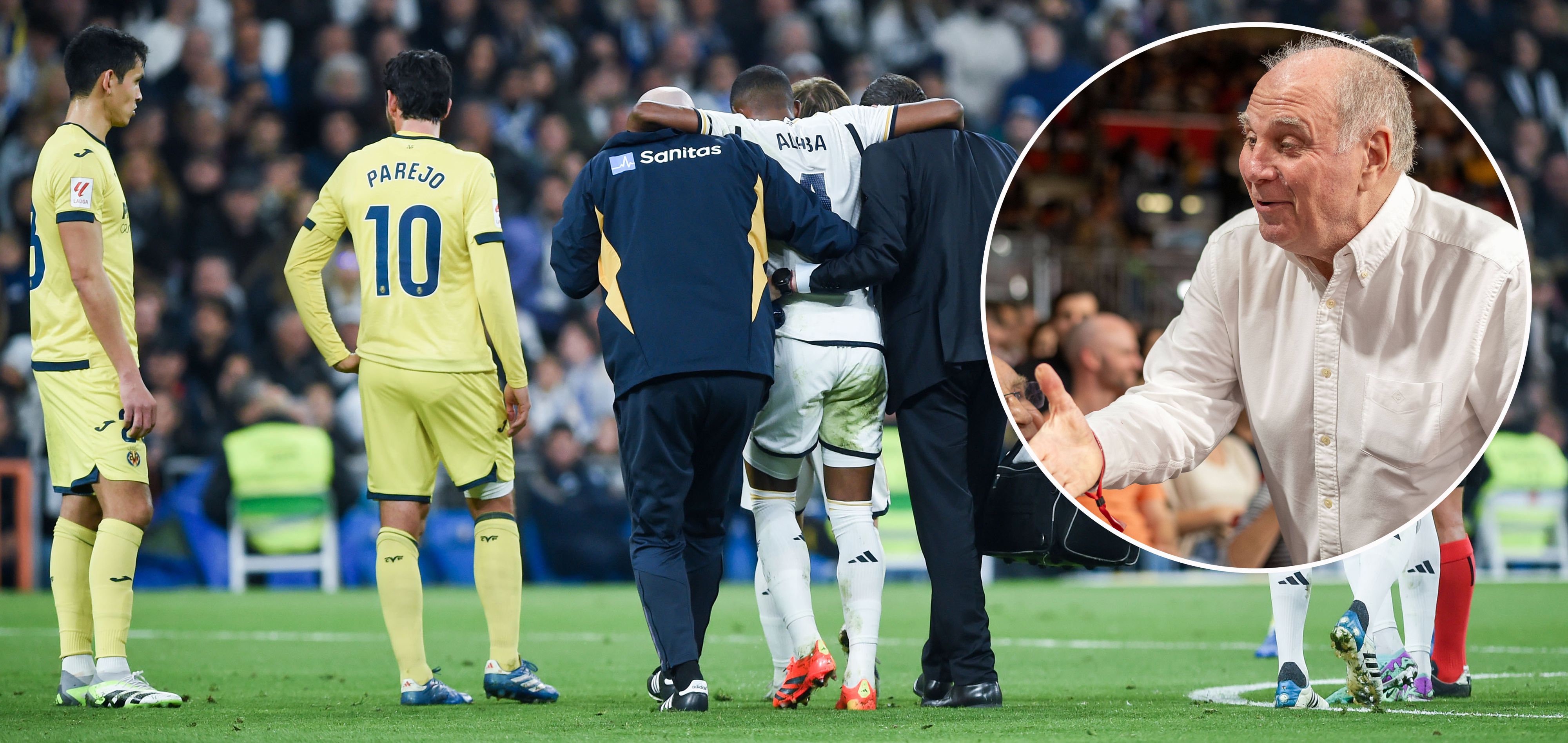 Uli Hoeneß über die Alaba-Verletzung.