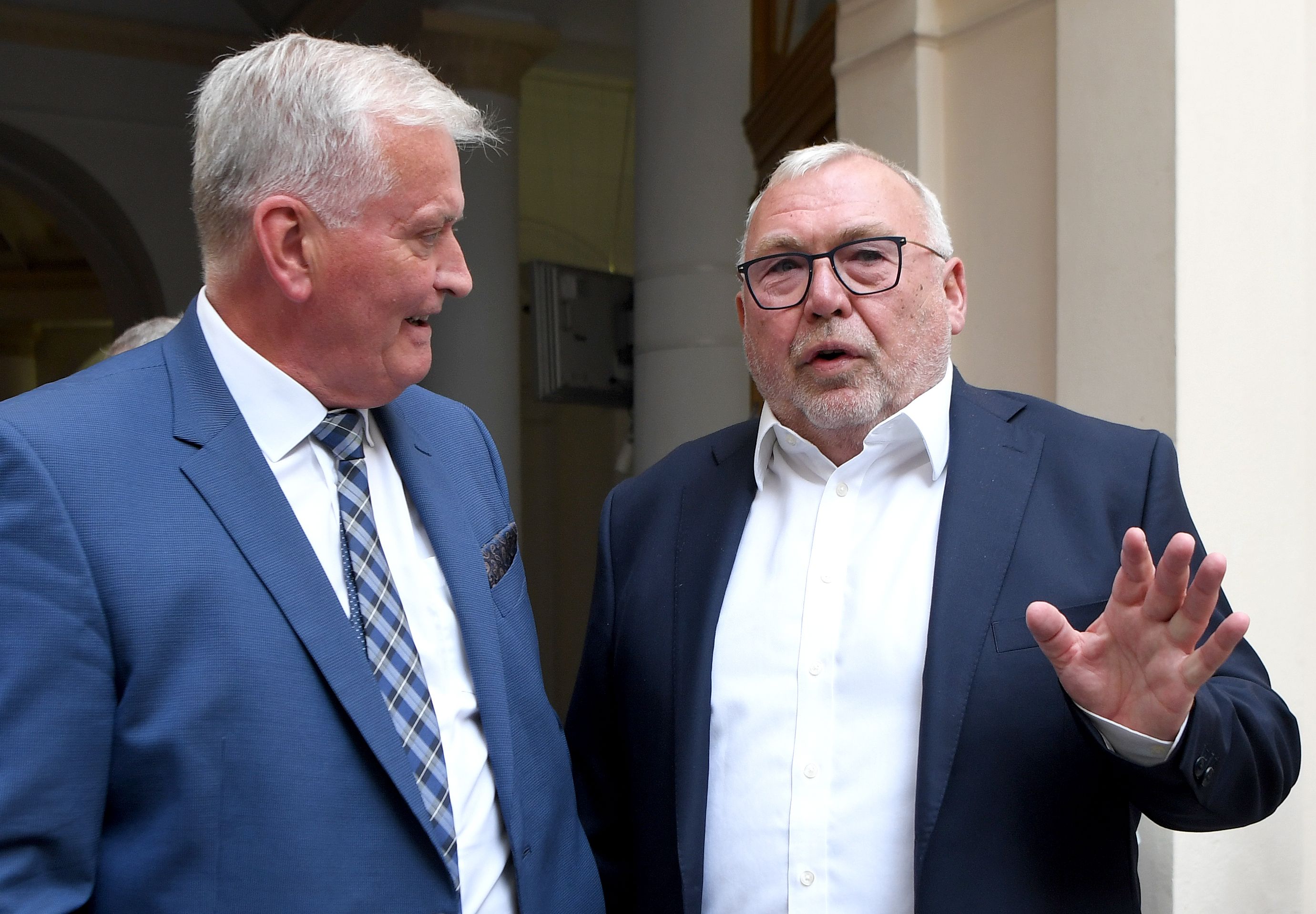 Altbundeskanzler Alfred Gusenbauer am 2. September 2021 in Wien.