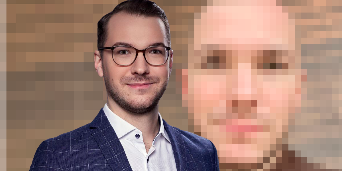 So kannten Puls24-Zuschauer News-Moderator <strong>Rene Ach</strong> bisher. Doch plötzlich zeigt sich der 31-Jährige im neuen Look.