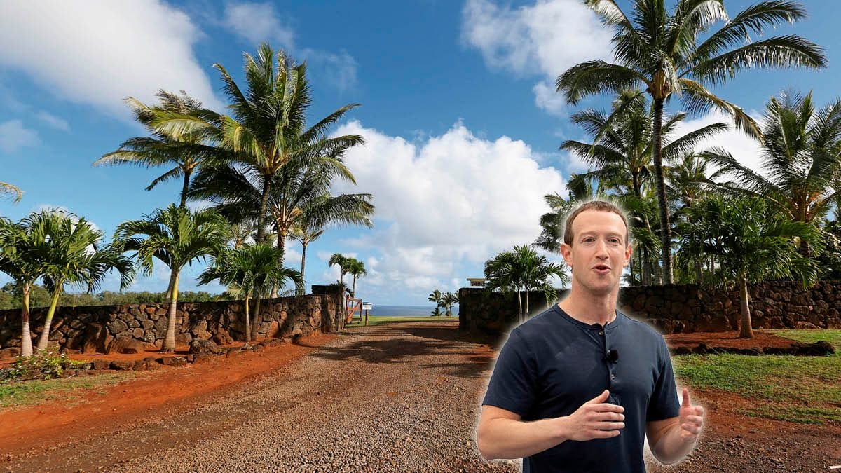 Auf einer hawaiianischen Insel baut sich Facebook-Boss Mark Zuckerberg ein neues Anwesen mit Geheimbunker darunter