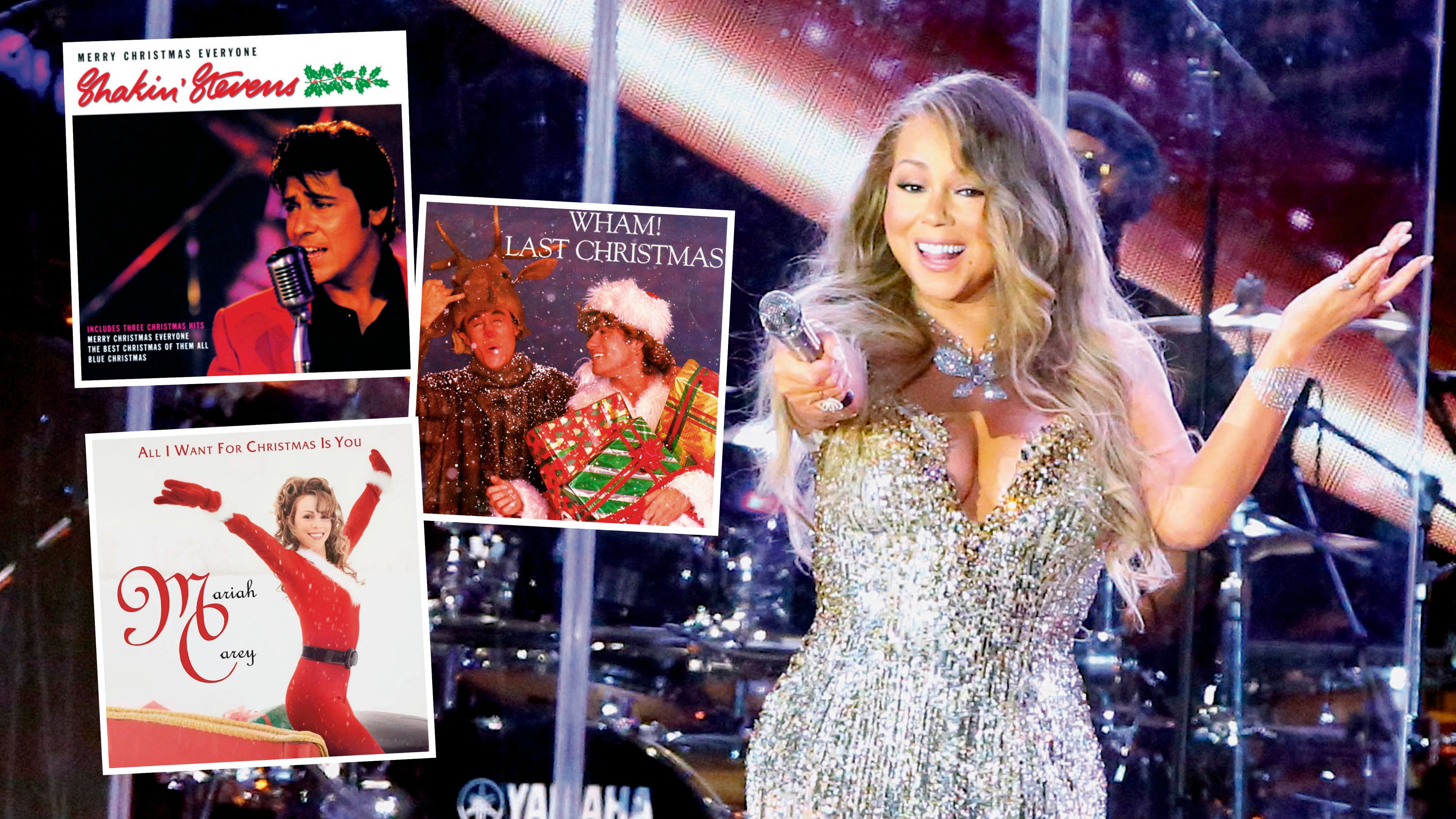 Mariah Carey dominiert auch heuer Weihnachten mit Wham! und Shakin' Stevens.