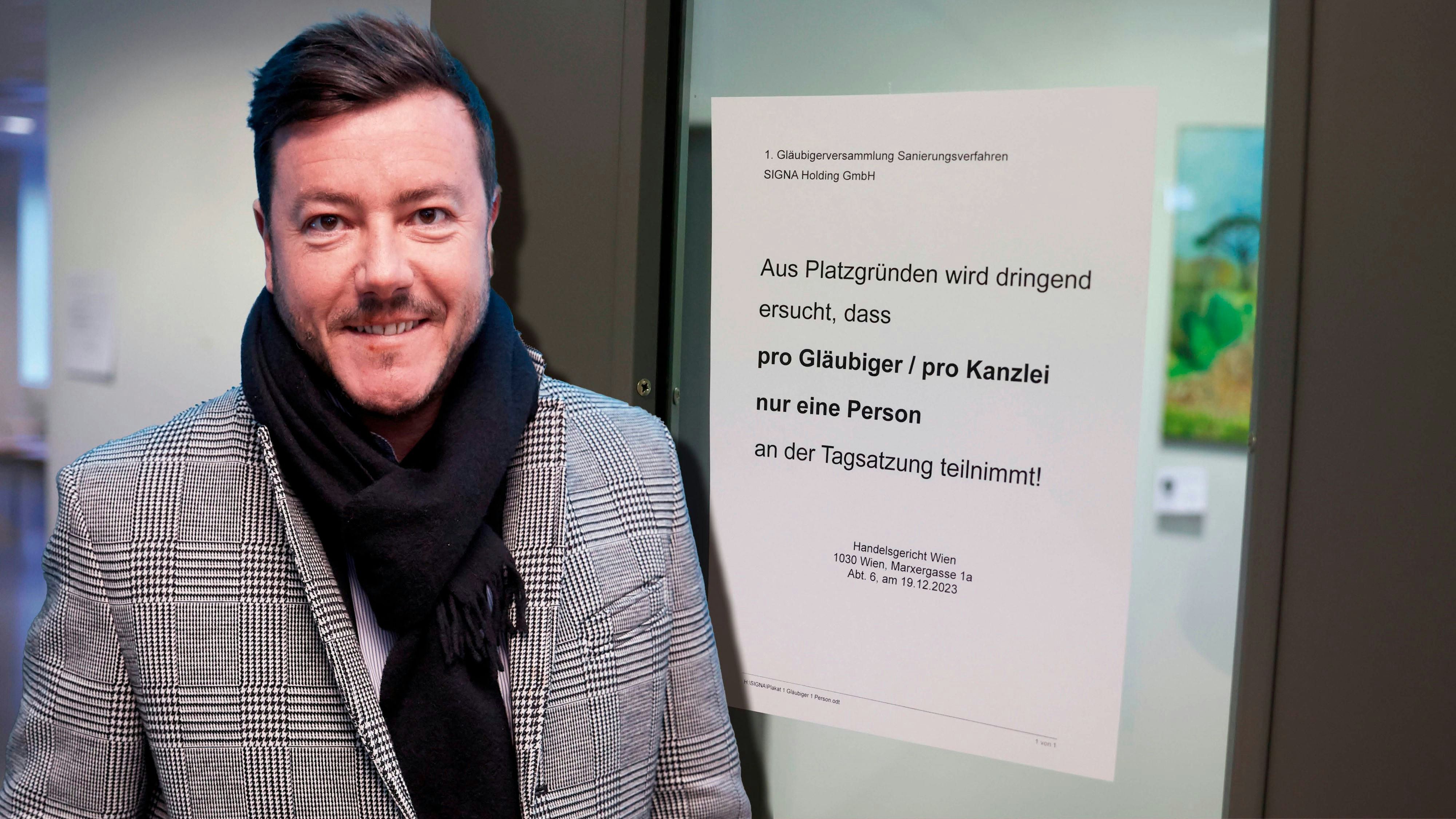 Am 19. Dezember fand am Wiener Handelsgericht die erste Gläubigerversammlung zur Pleite von René Benkos Signa Holding statt.