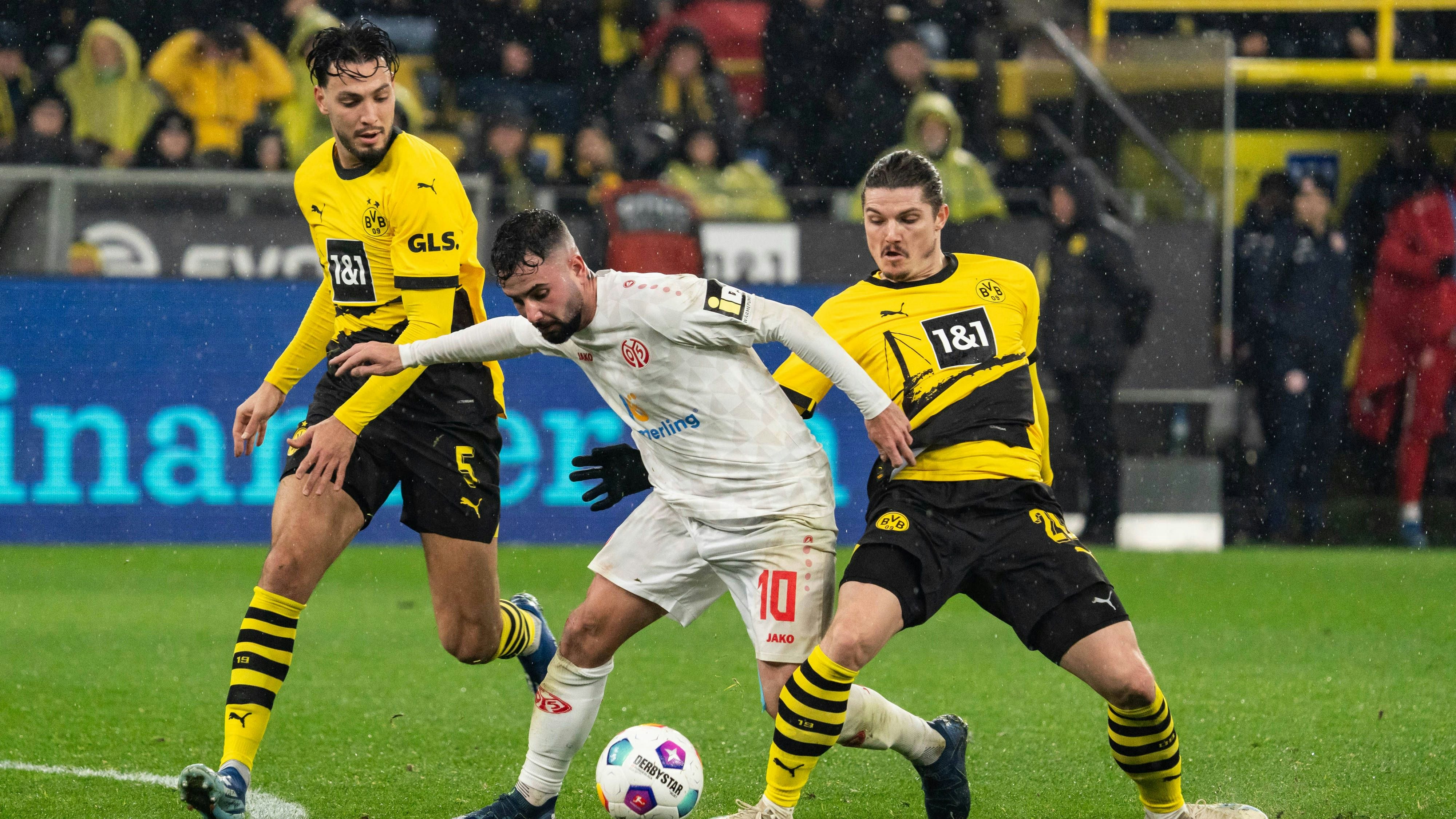 Marcel Sabitzer kommt gegen Mainz nicht über ein 1:1 hinaus.