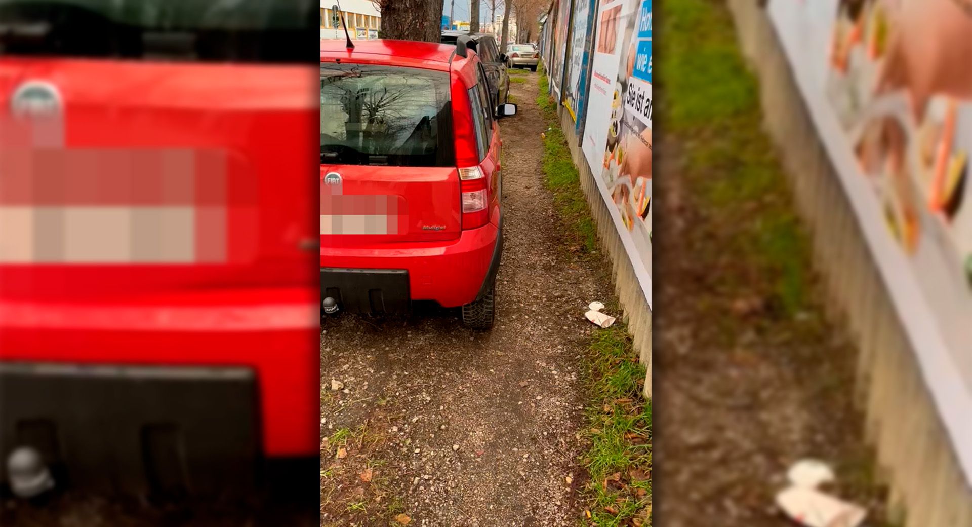 Diese Schotterfläche soll eine Wiese sein.