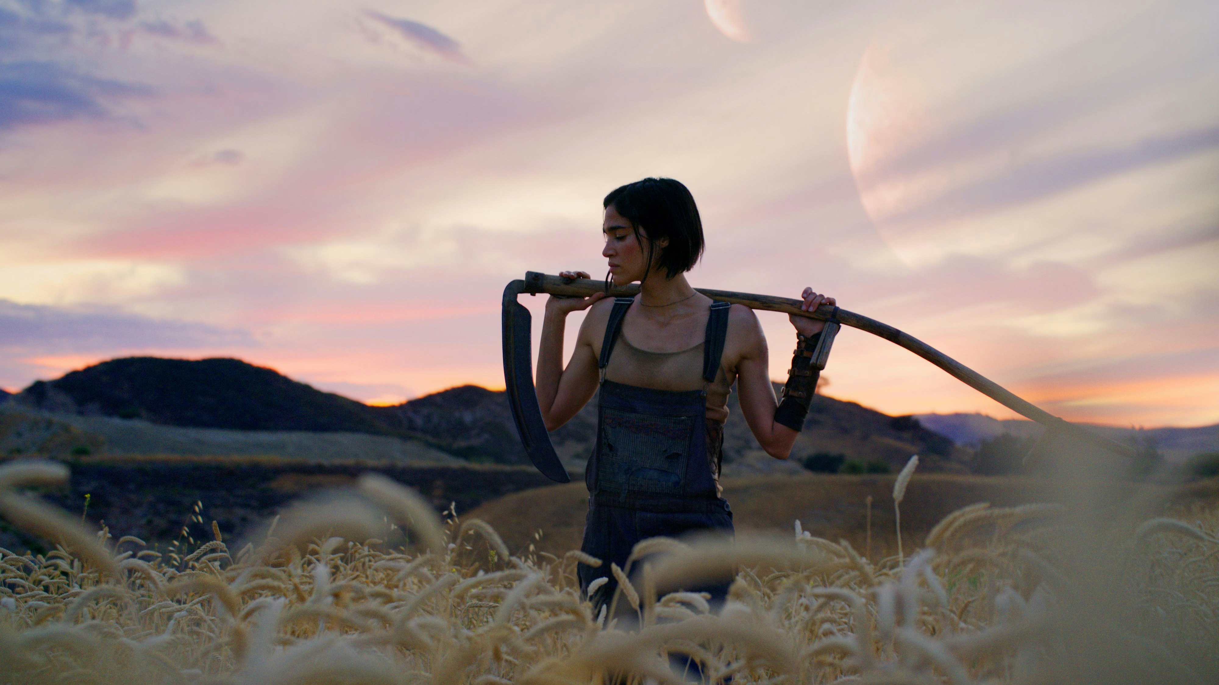 Sofia Boutella als Kora in "Rebel Moon"