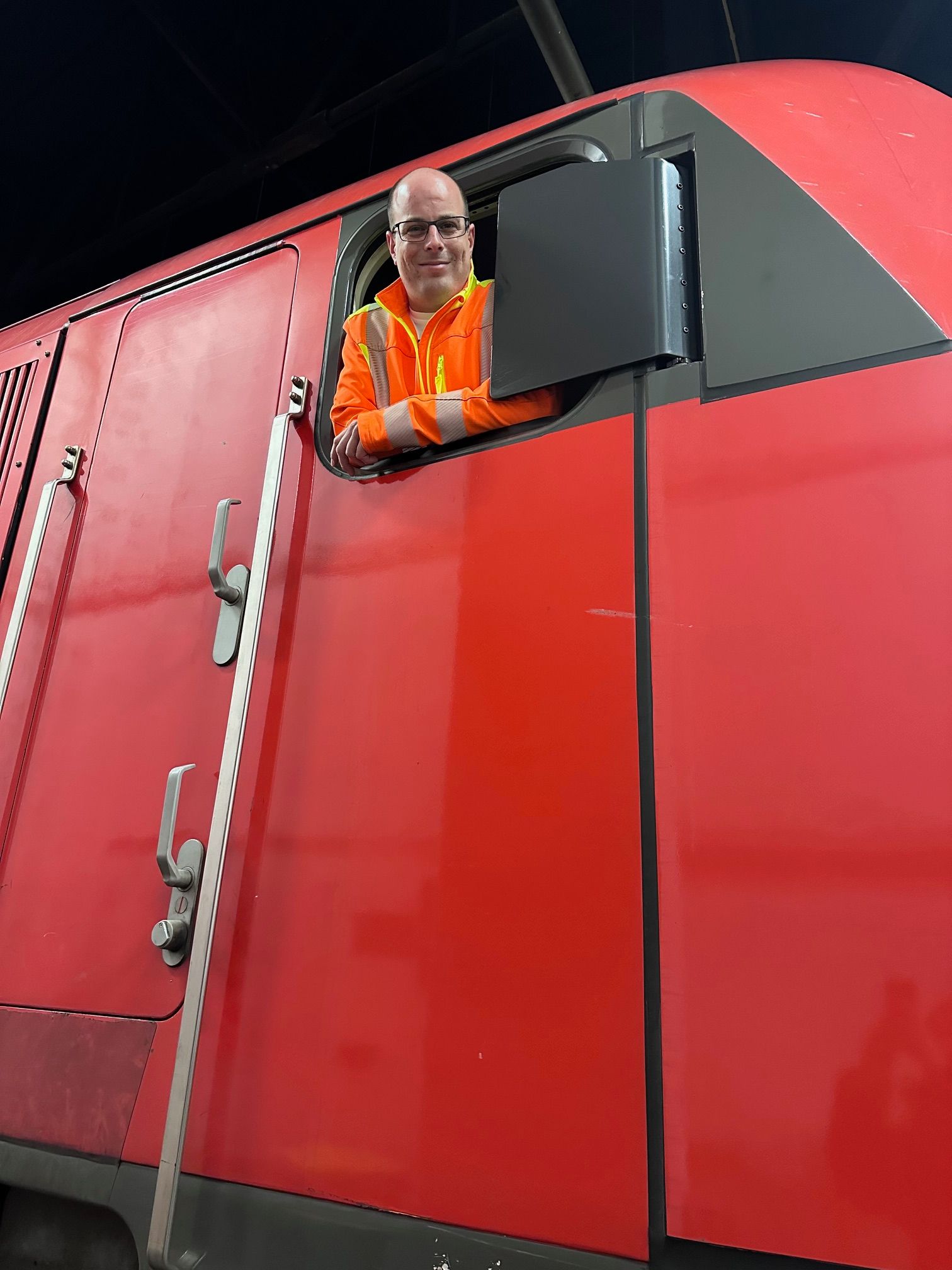 Lokführer Raffael Strasser aus Gemeinlebarn