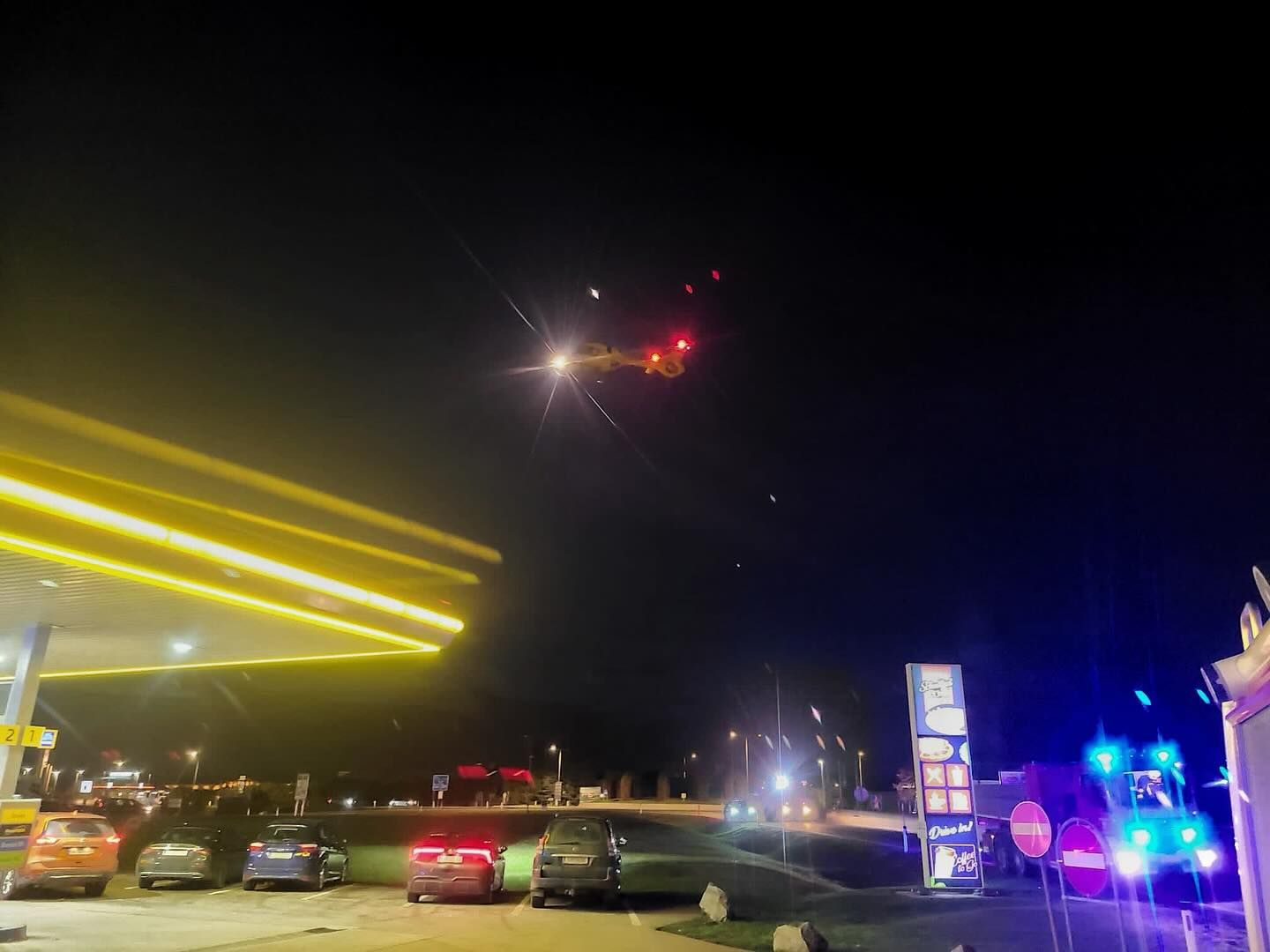 Die Feuerwehr wurde schließlich zur richtigen Unfallstelle gelotst.