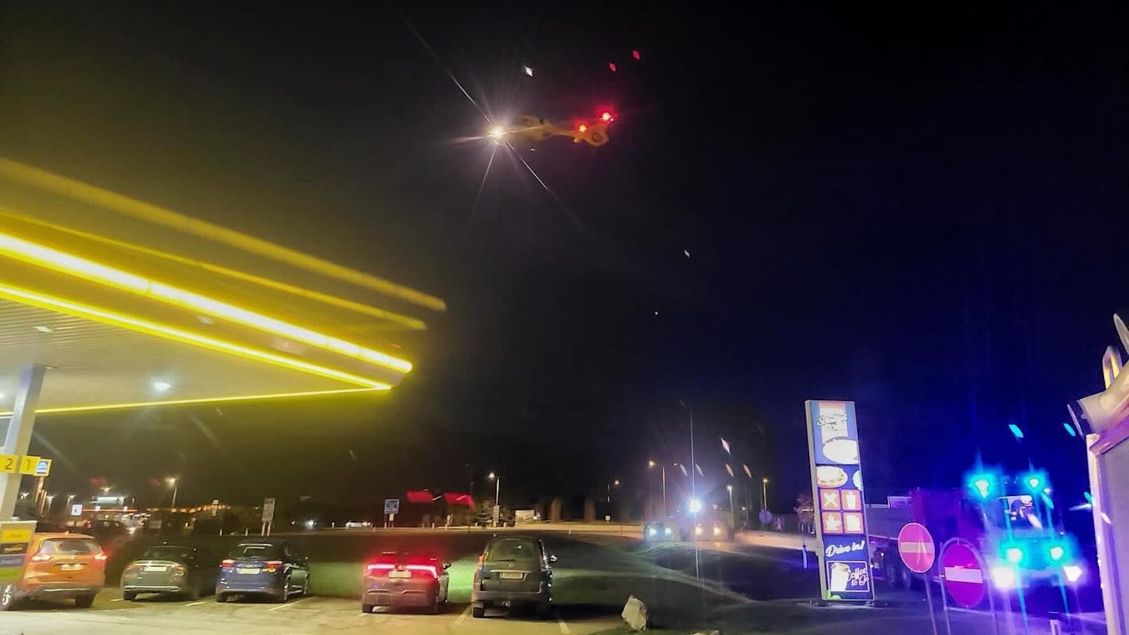 Es handelte sich um die Tankstelle Grafenwörth, an der S5 in Fahrtrichtung Krems.