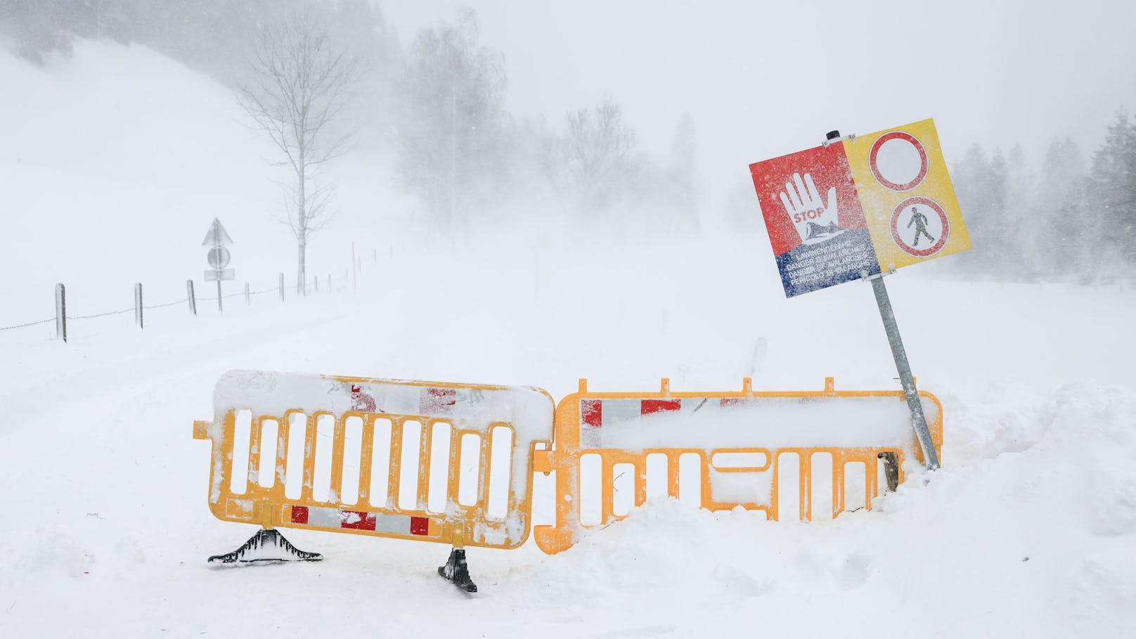 Intensive Schneefälle und starker Wind sorgen für erhöhte Lawinengefahr. Archivbild