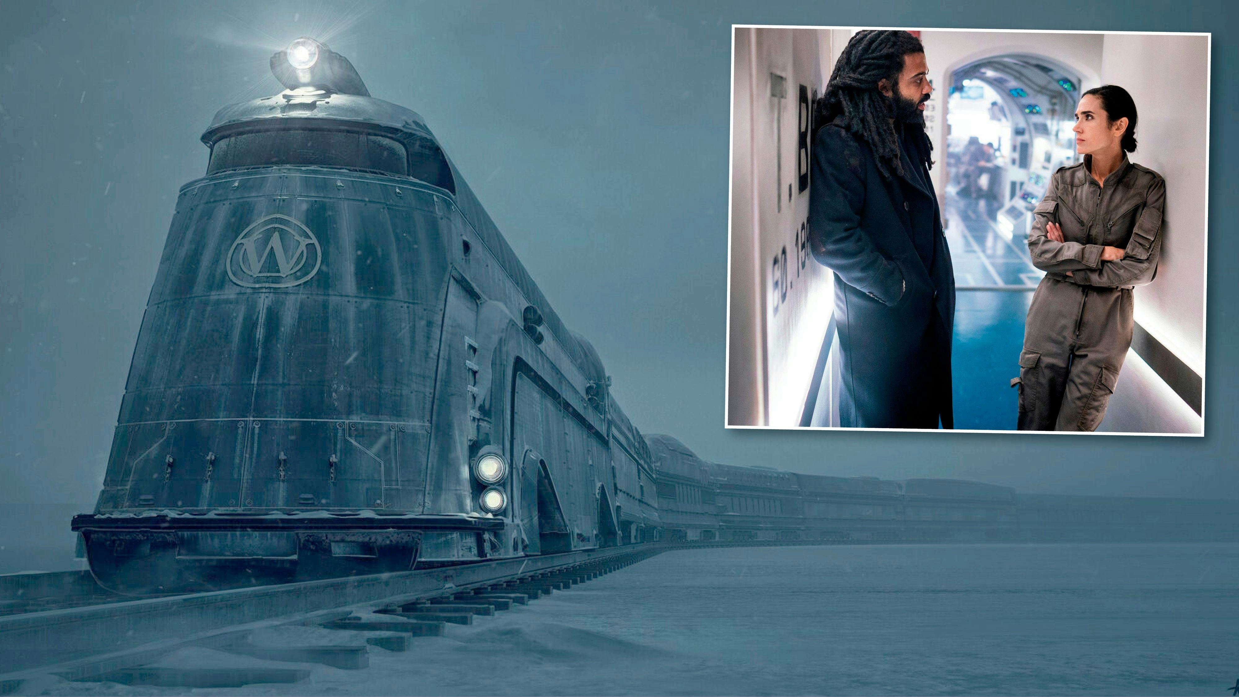 Daveed Diggs und Jennifer Connelly in "Snowpiercer"