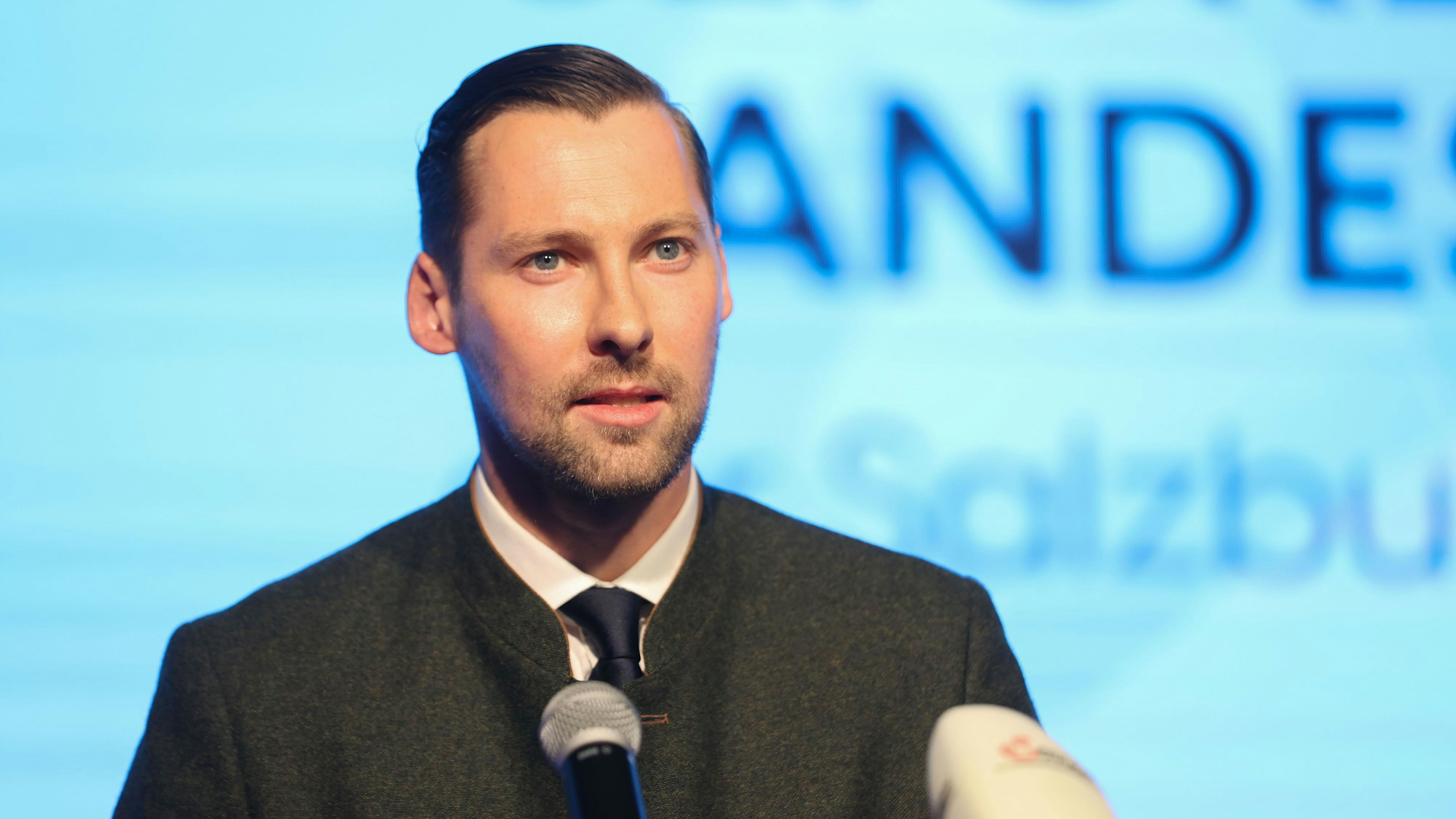 Download von www.picturedesk.com am 21.12.2023 (14:52).  Landesparteitag der Freiheitlichen Partei Salzburg, FPÖ, in Seekirchen.Im Bild Dominic Maier, Stadtparteiobmann Salzburg.Foto: Franz Neumayr 1.10.2022 - 20221001_PD23593 - Rechteinfo: Rights Managed (RM)