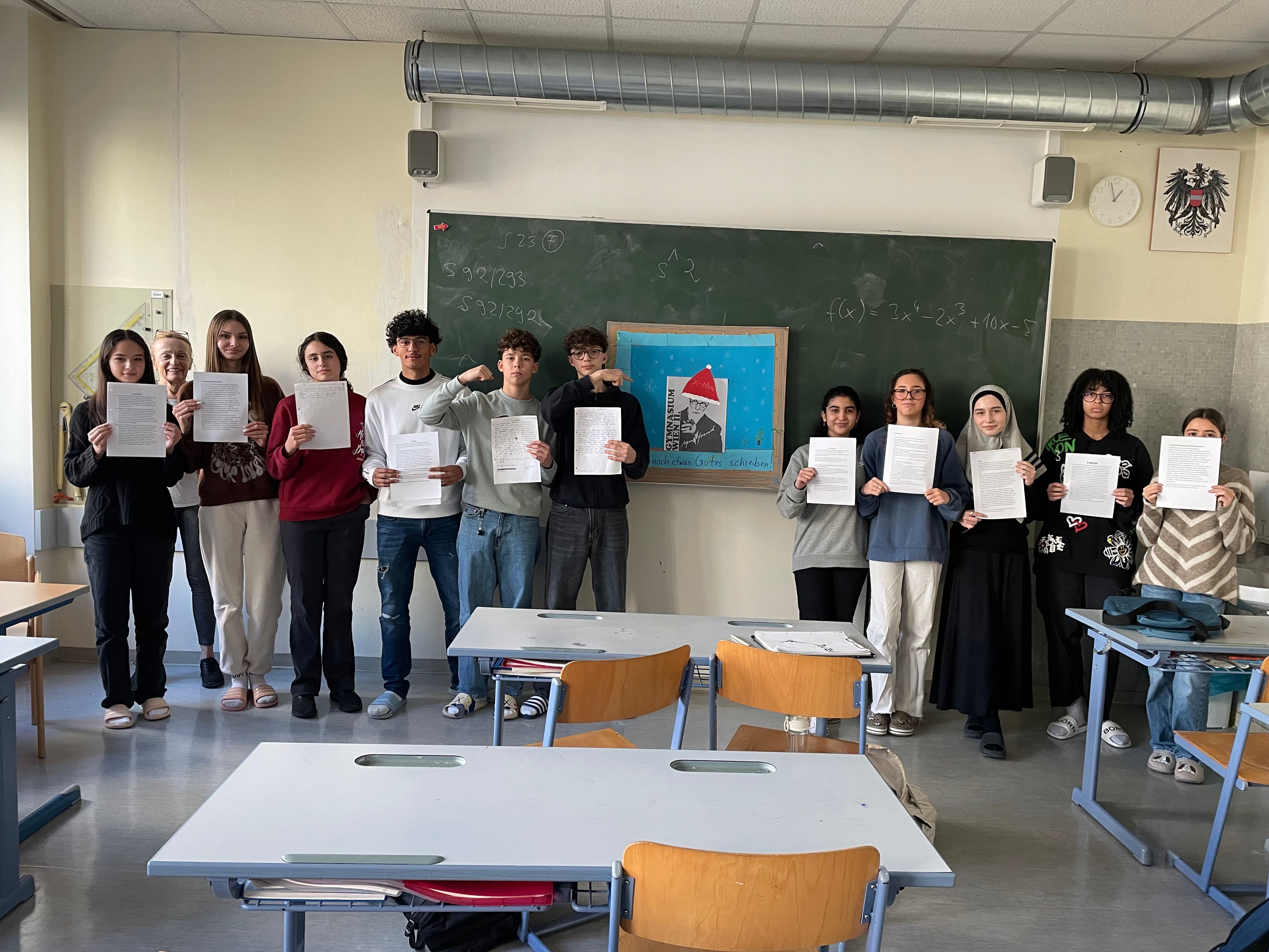 Die Schüler des Sigmund-Freud-Gymnasiums in der Leopoldstadt