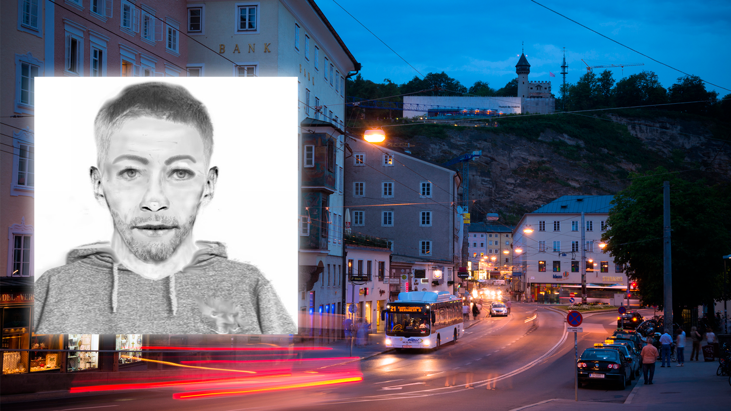 Die Polizei fahndet nach diesem Mann.