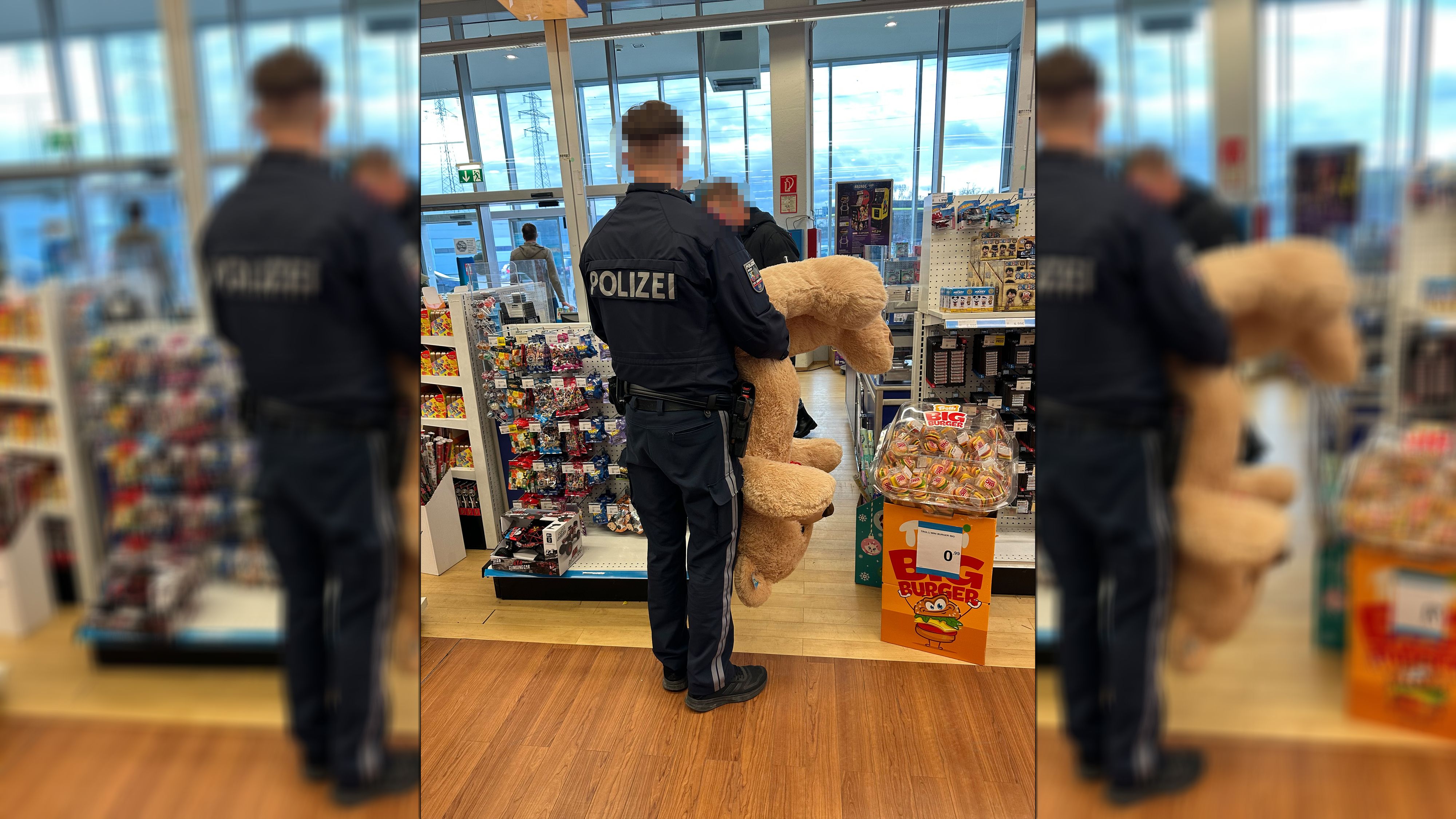 In Wien-Simmering gab es für einen Teddybären kein Entkommen.