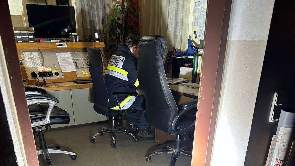 Die Feuerwehr war einige Zeit ohne Strom.