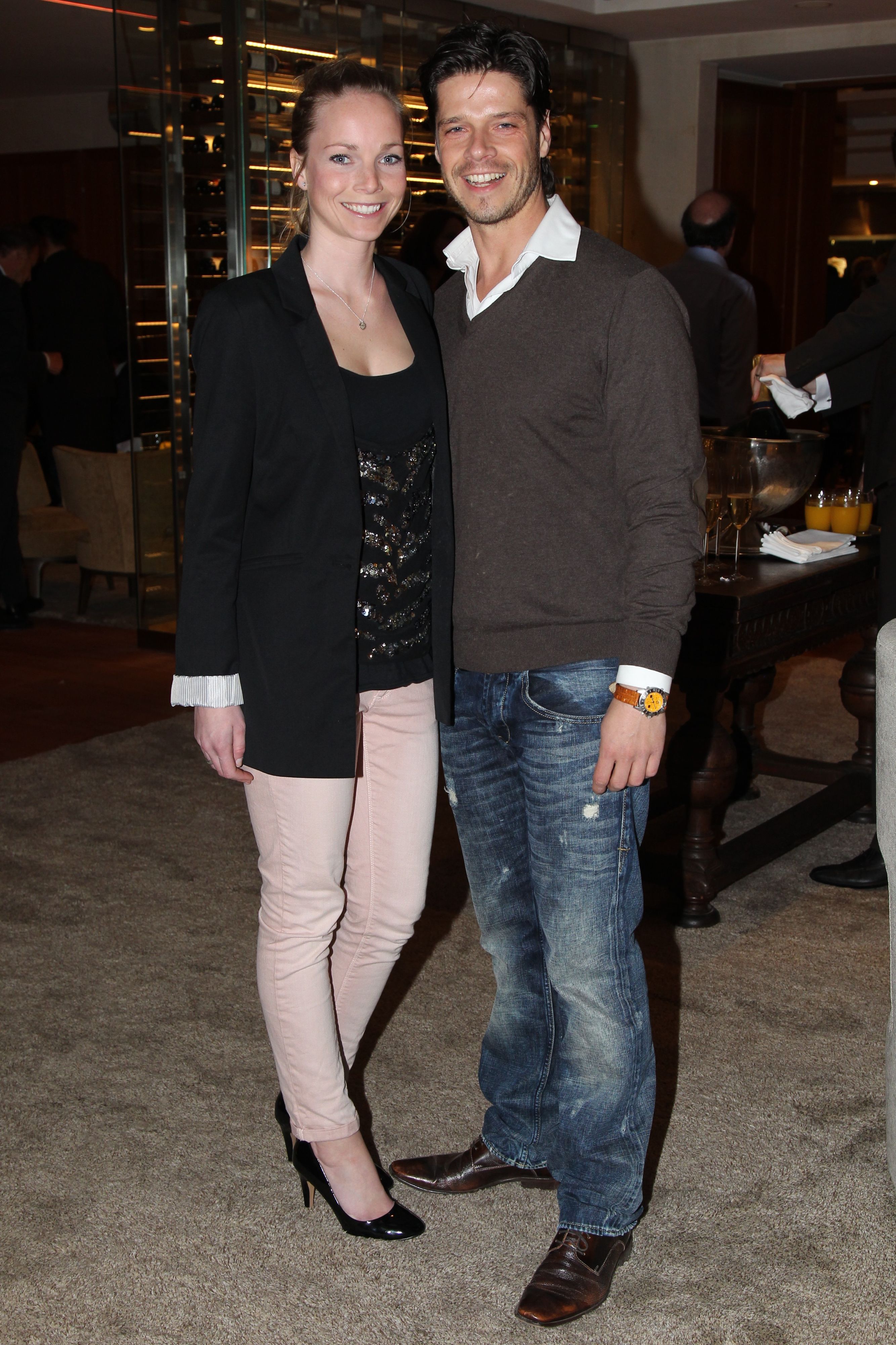 Stephan Dürr mit seiner Katharina.