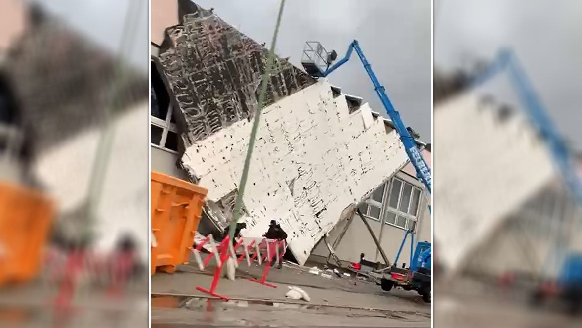 Wie ein Blatt Papier – Sturm fegt Dach in Sekunden weg