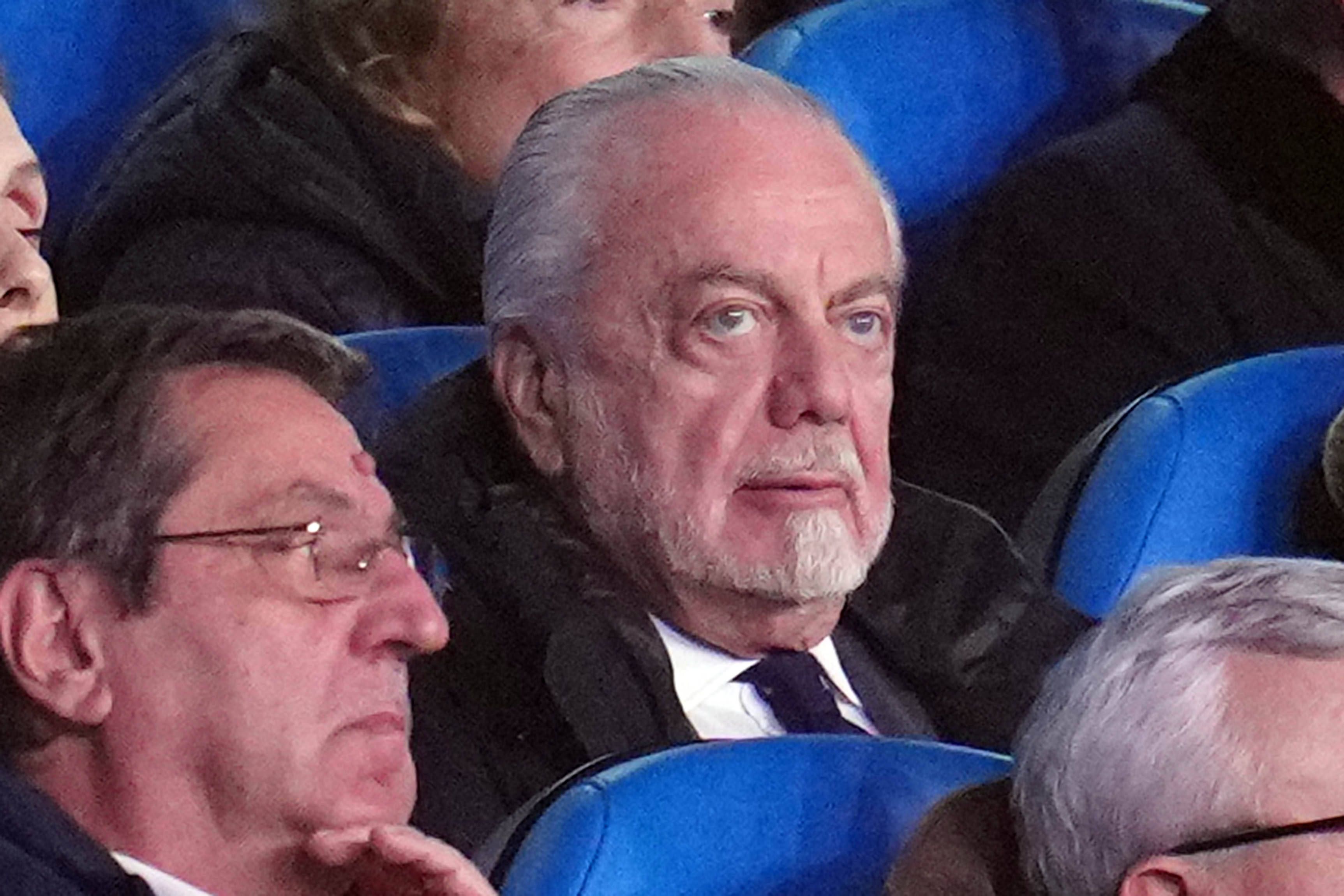 Aurelio de Laurentiis, Präsident des SSC Napoli, hat schon Interesse an der Super League. 