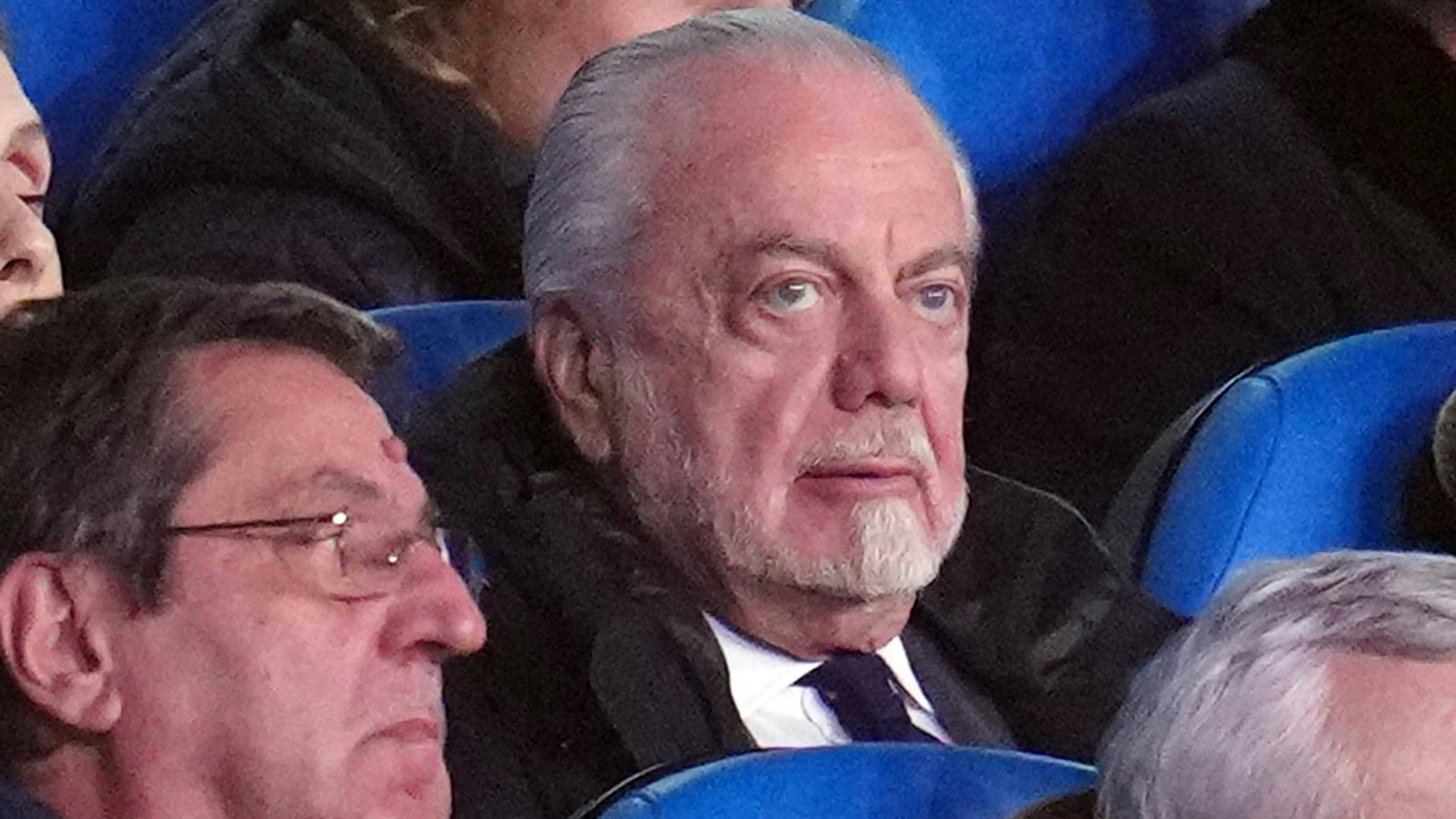 Aurelio de Laurentiis, Präsident des SSC Napoli, hat schon Interesse an der Super League. 