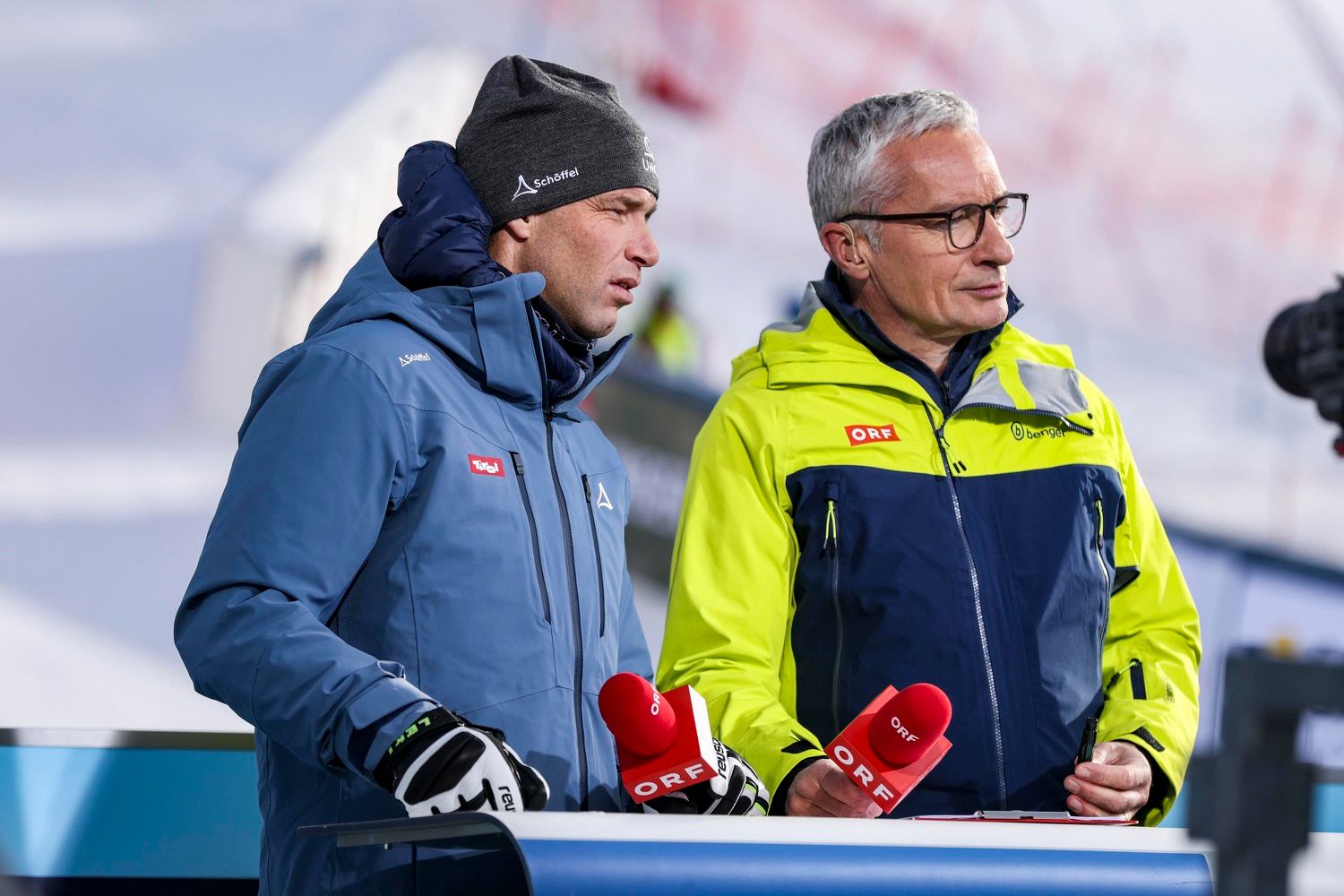 Benjamin Raich und Rainer Pariasek