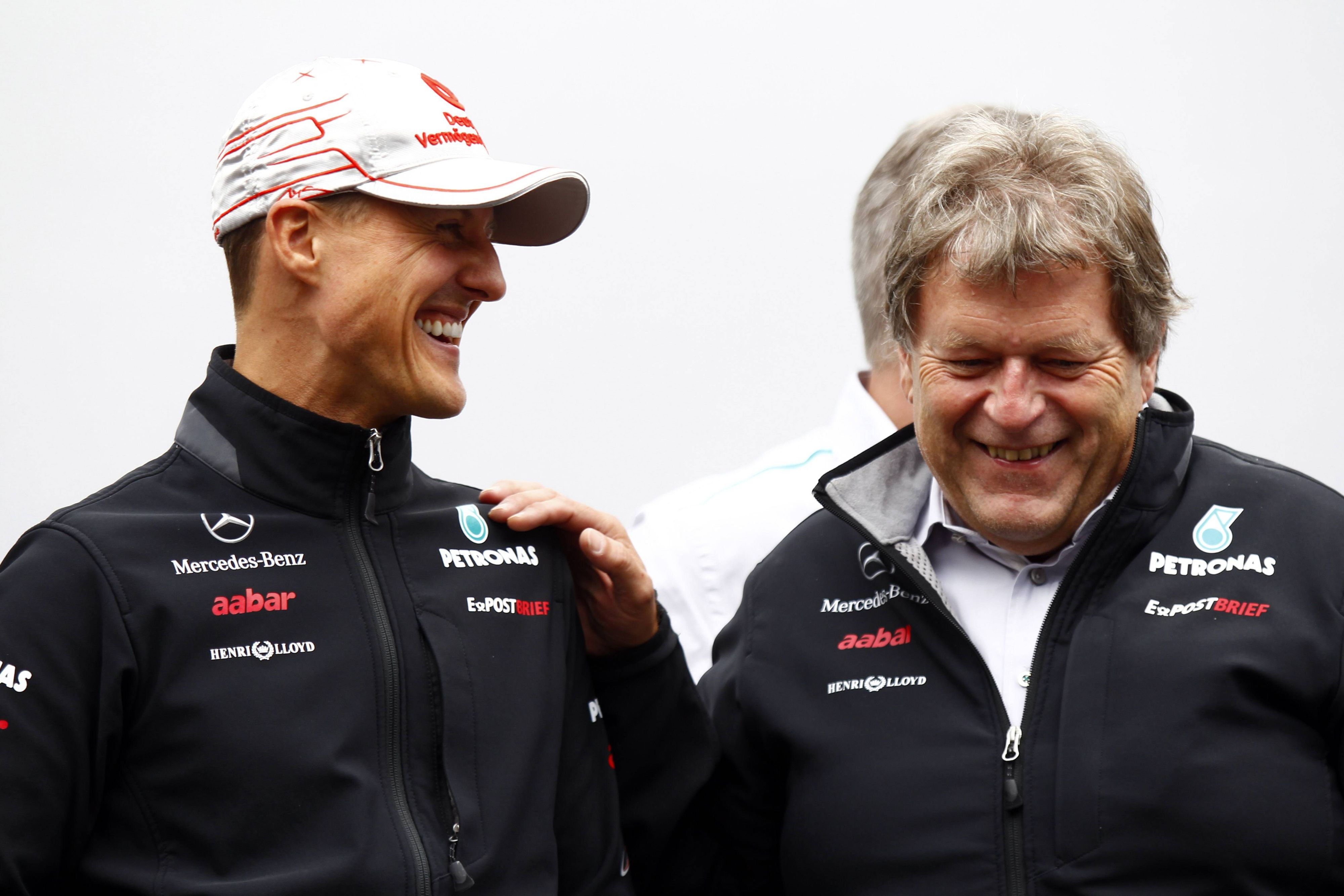 Michael Schumacher und Norbert Haug