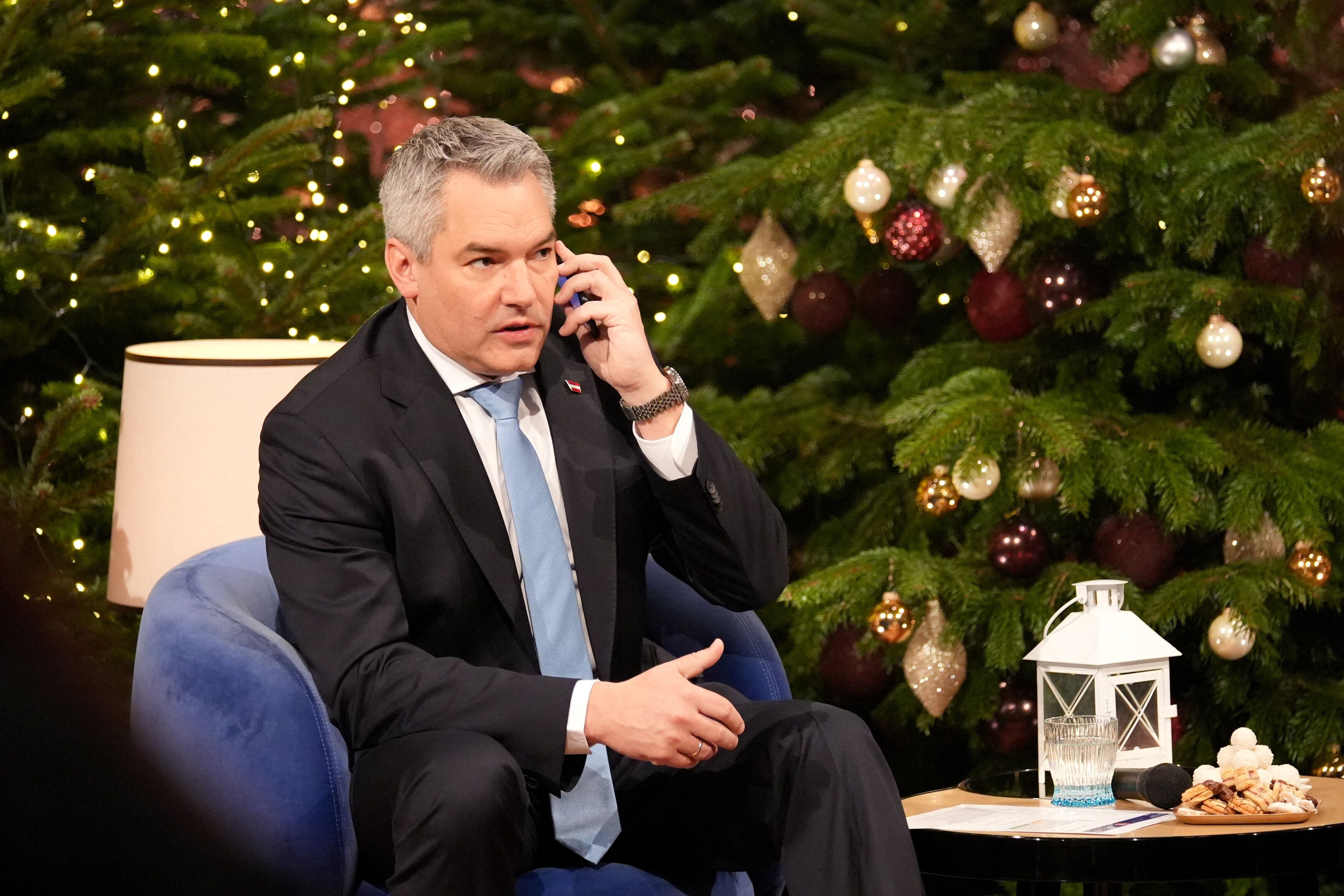 Im Bild: Bundeskanzler Karl Nehammer in der 