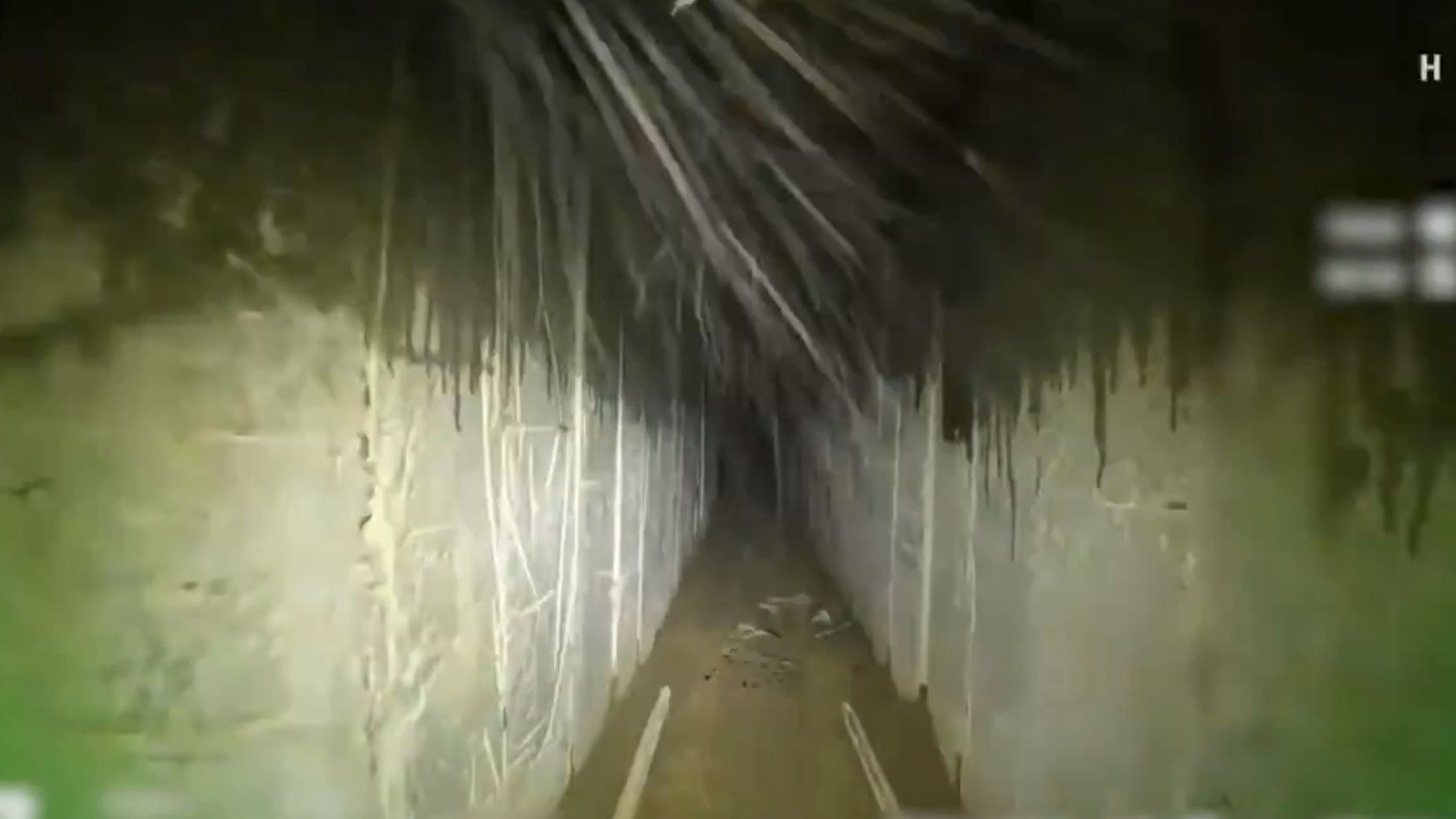 Ein Hamas-Tunnel wurde gesprengt.