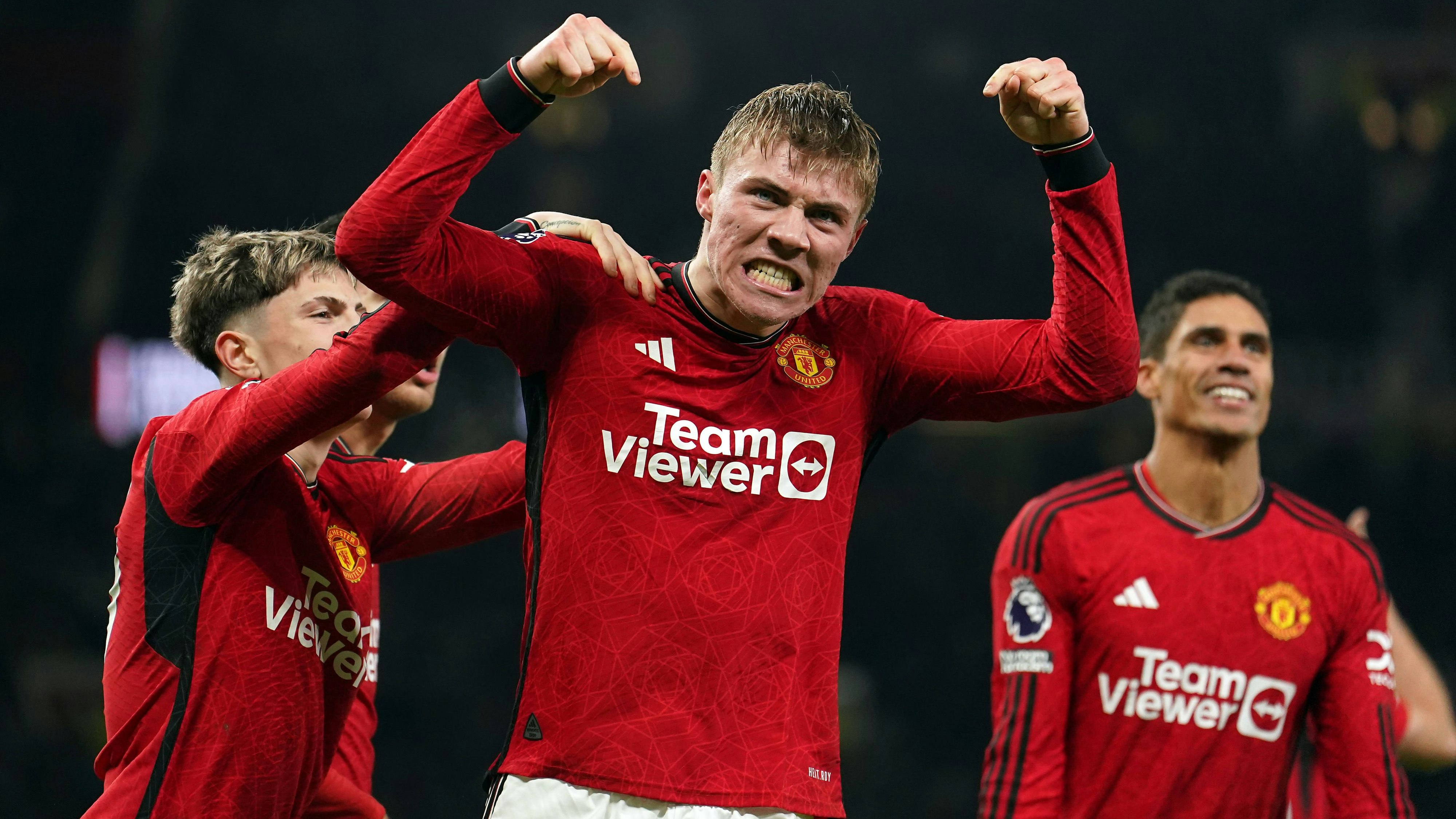 Rasmus Hojlund wurde zum Matchwinner für Manchester United.