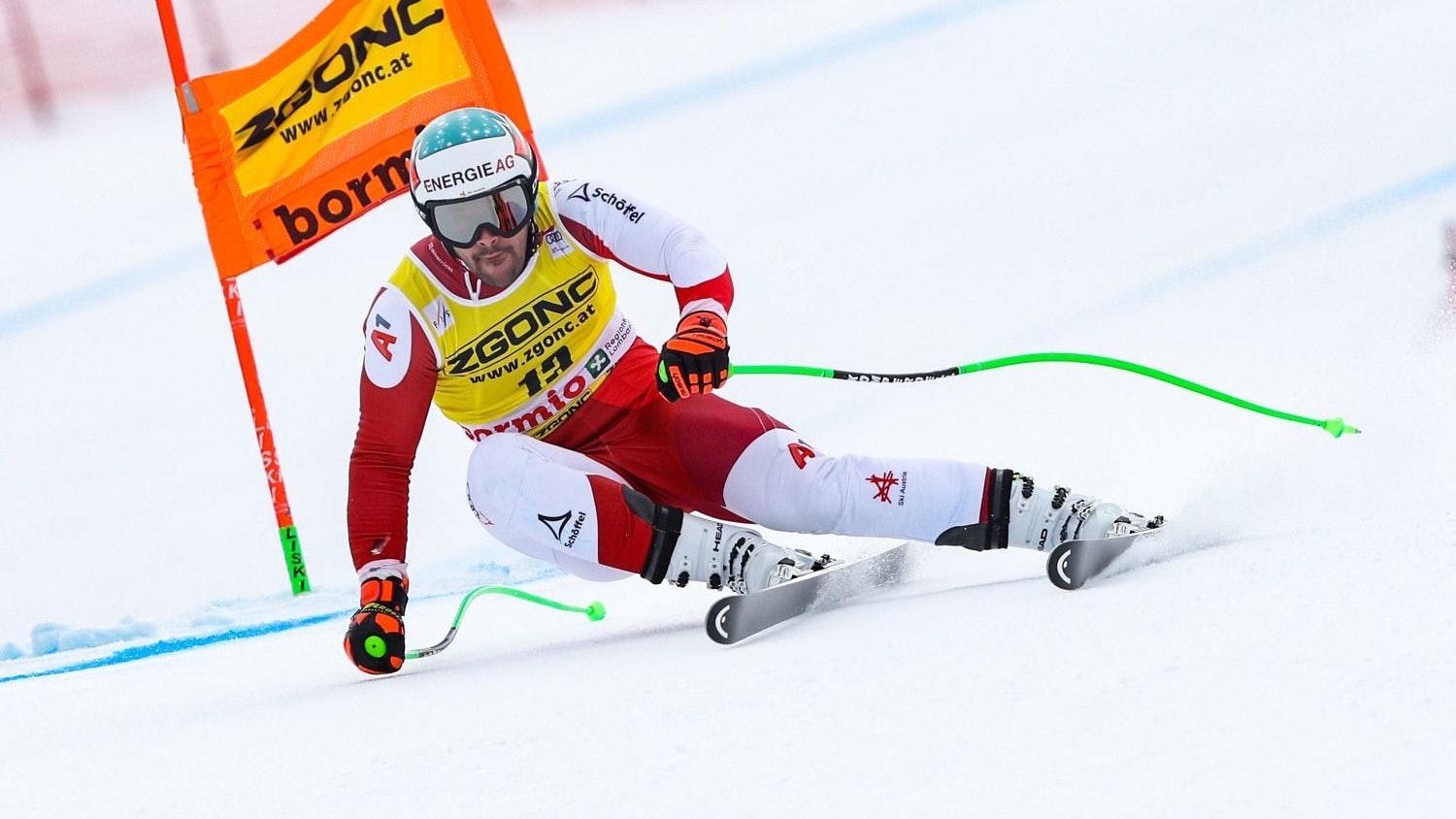Vincent Kriechmayr im ersten Bormio-Training.