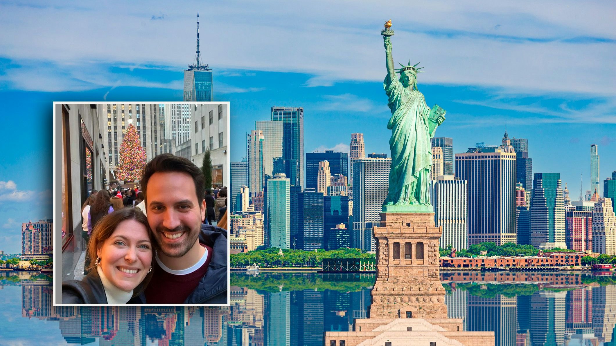 Wiens Vize-Bürgermeister Christoph Wiederkehr und Freundin Colleen schicken Liebesgrüße aus New York.