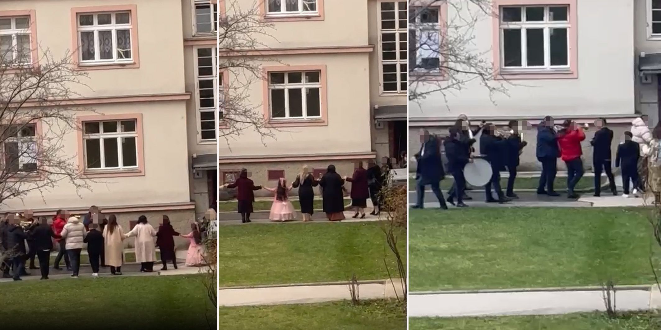 In einem Wiener Gemeindebau im 12. Bezirk feierte eine Familie an einem Feiertag Hochzeit. Die Anrainer waren nicht begeistert.