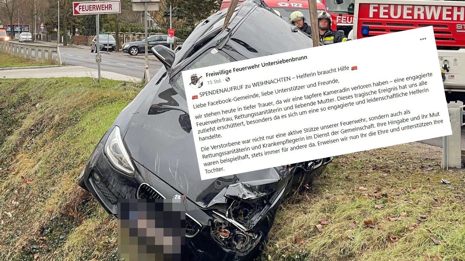 Die Feuerwehr Untersiebenbrunn startete einen Spendenaufruf.