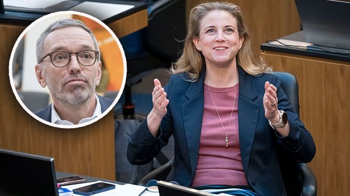 Beate Meinl-Reisinger führt Polit-Barometer nun vor Herbert Kickl an.