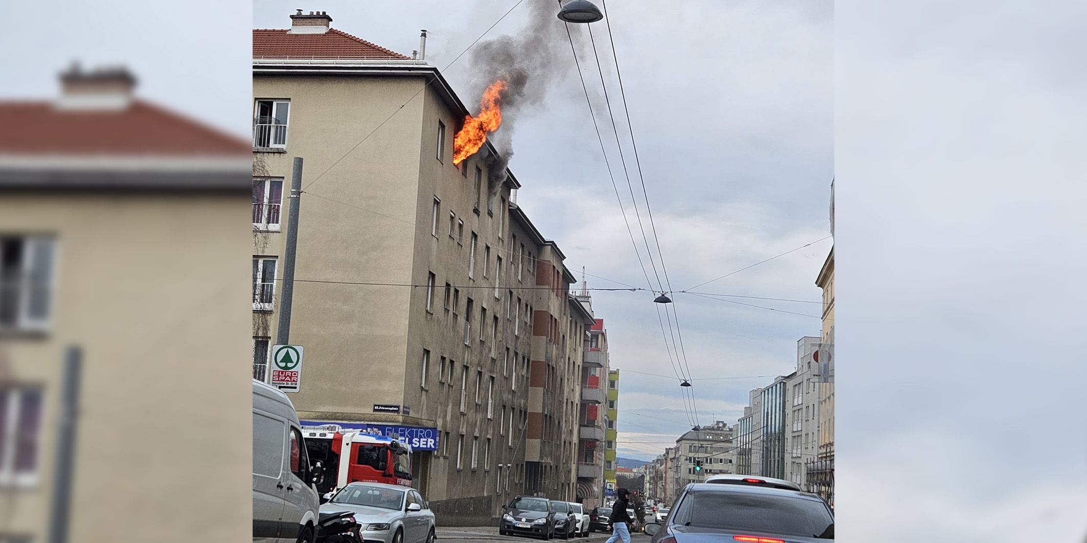 Wohnungsbrand in der Neilreichgasse im 10. Bezirk.