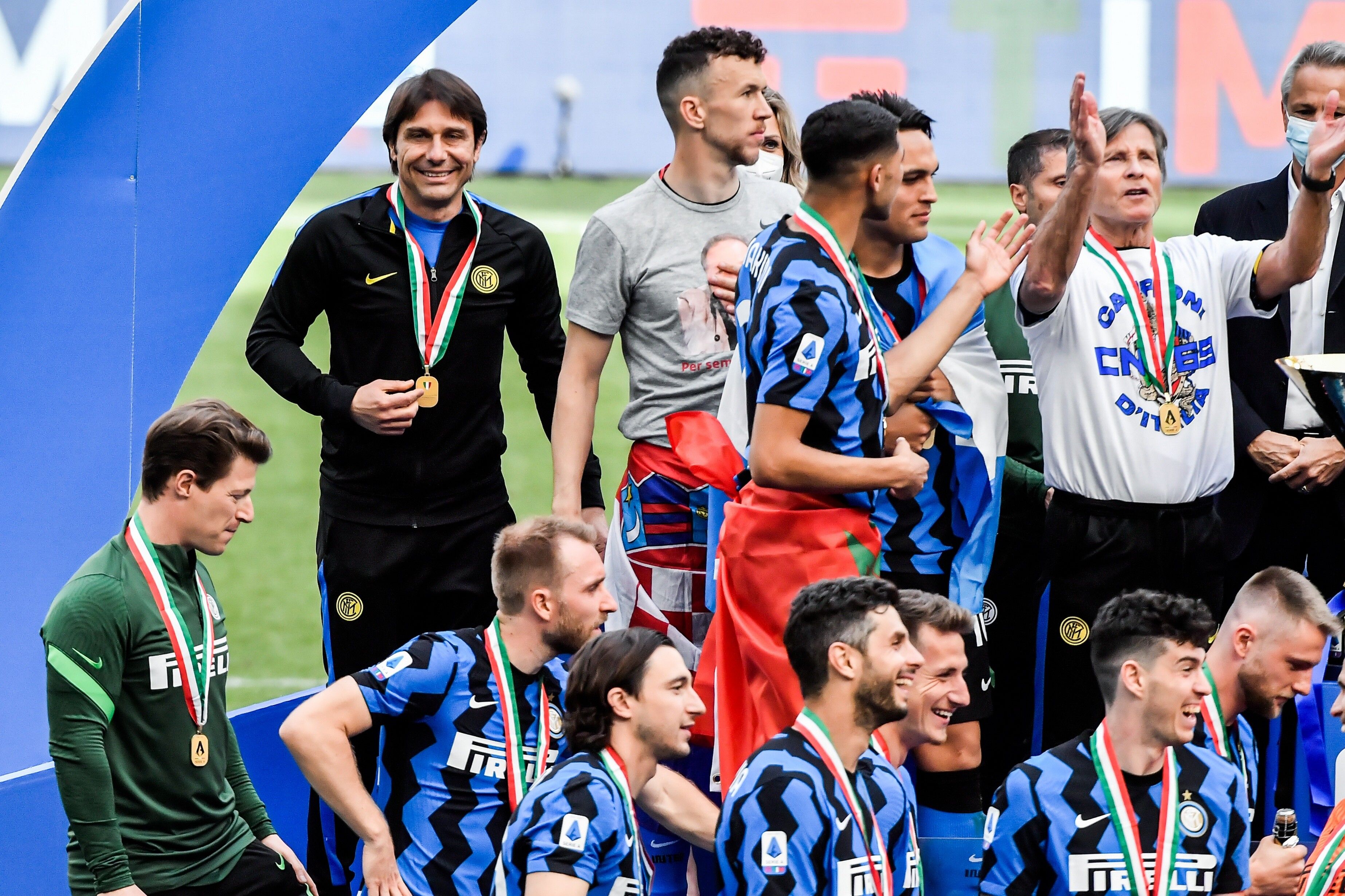 Antonio Conte gewann 2021 mit Inter Mailand den Scudetto.