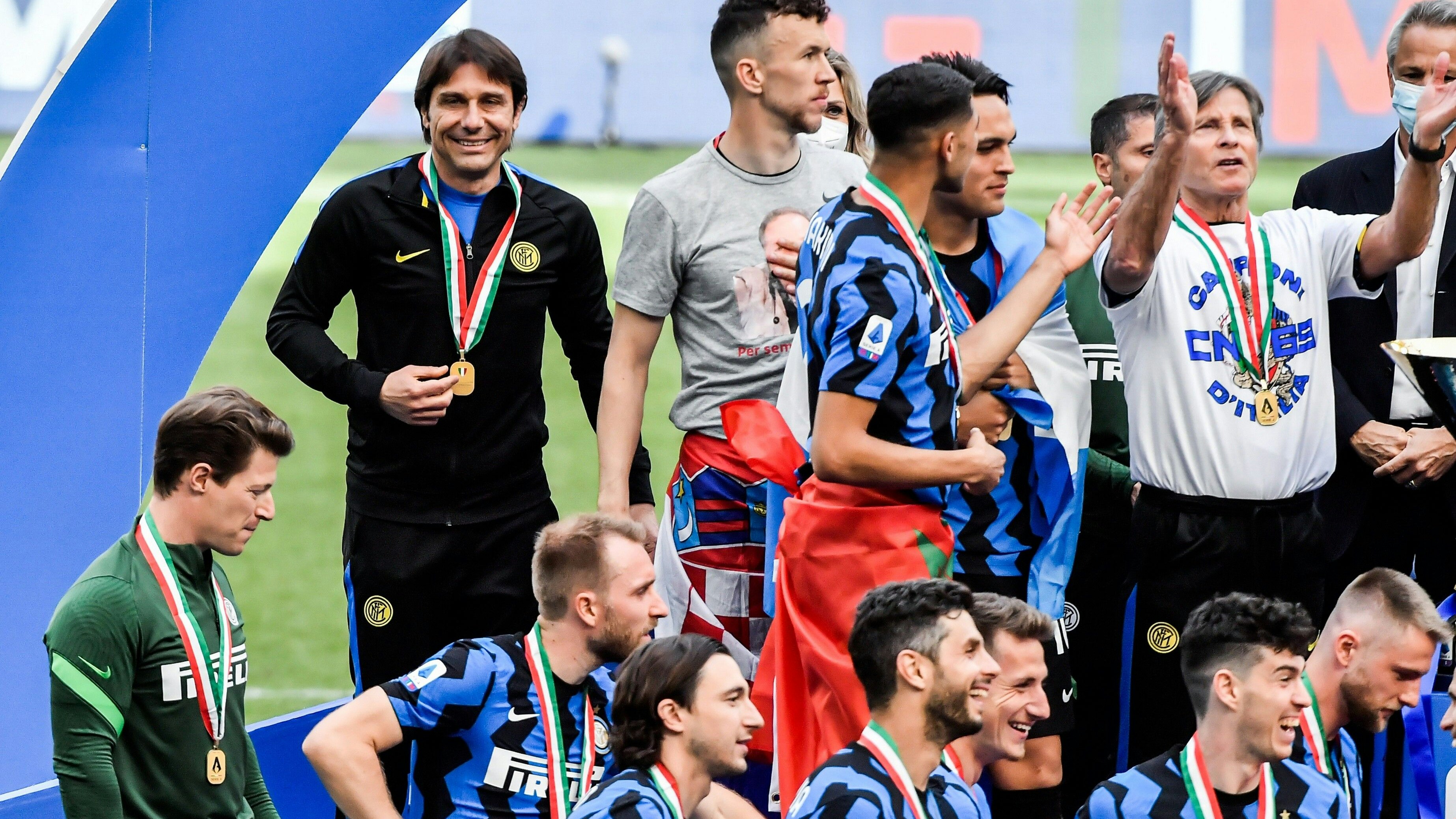 Antonio Conte gewann 2021 mit Inter Mailand den Scudetto.