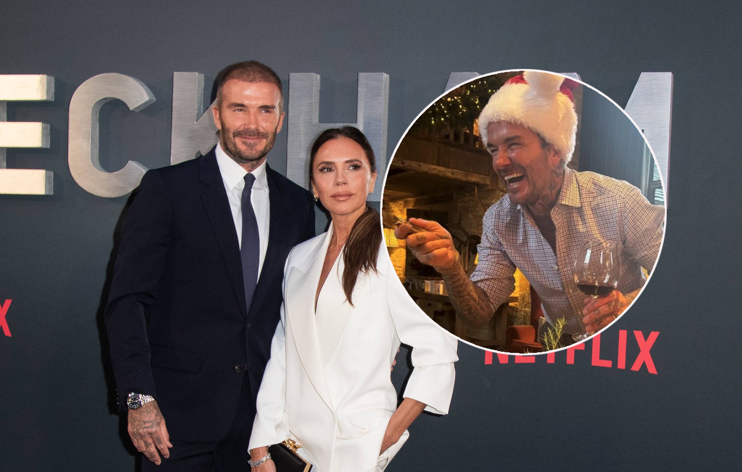 Die Beckhams feierten ausgelassen Weihnachten.